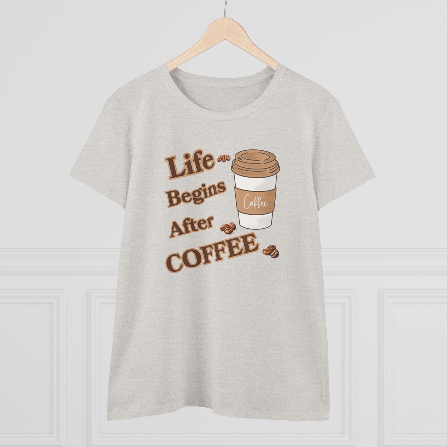 Life Begins After Coffee Shirt, Funny Coffee Shirt, Mother's Day Gift, Coffee Lover Gift, Mom Gift, Coffee Drinker Gift, Birthday Gift