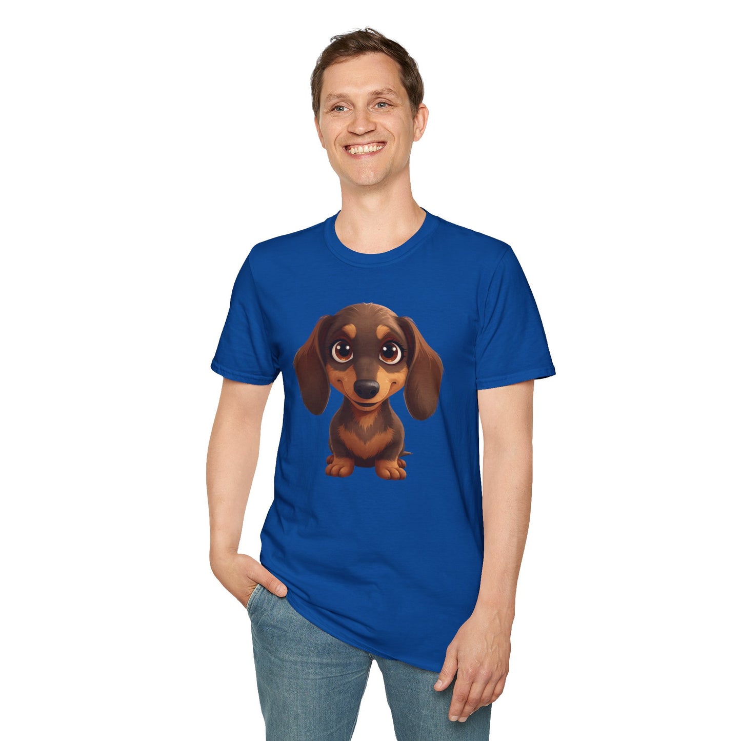 Dachshund Dog Portrait Shirt – Wiener Dog Lover Gift, Cute Dog Mom Tee, Dog Dad Shirt, Pet Breed Apparel