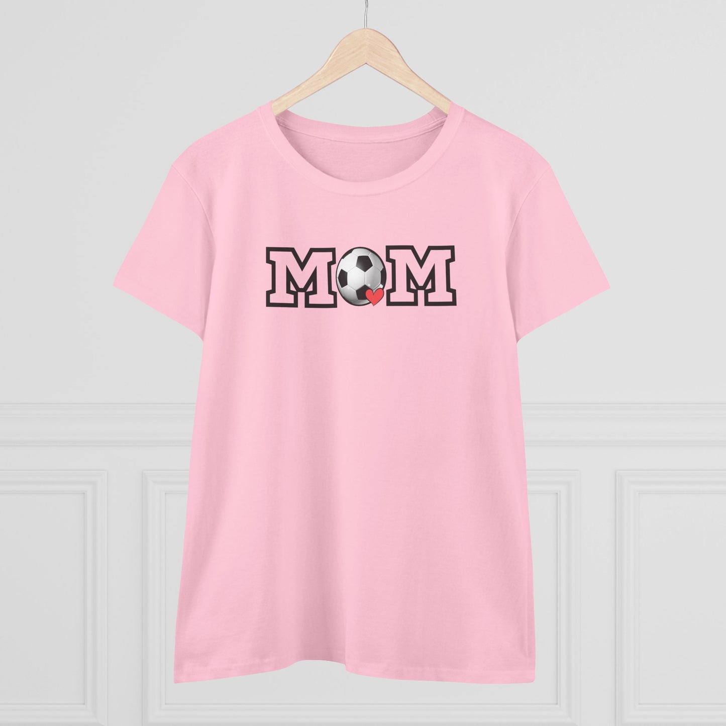 Soccer Mom Shirt, Sports Mom Gift, Cotton T-Shirt, Soccer Fan Apparel, Mother's Day Tee, Mom loves Soccer, Sports Mom