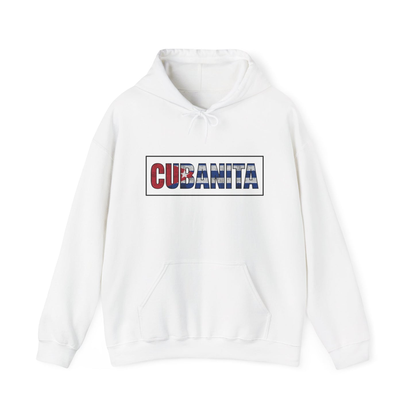 CUBANITA Hoodie – Cuban Flag Hoodie for Women, Latina Pride Hoodie, Cuba Heritage Top, Cuban Culture Graphic Hoodie