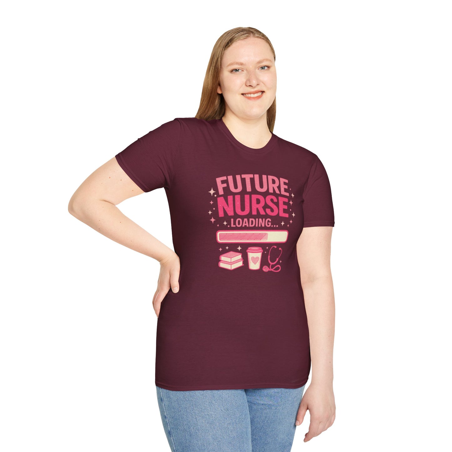 Future Nurse Loading Shirt – Funny Nursing Student T-Shirt, RN School Gift, Nursing School Graduation Tee, Nurse Student Gift Idea