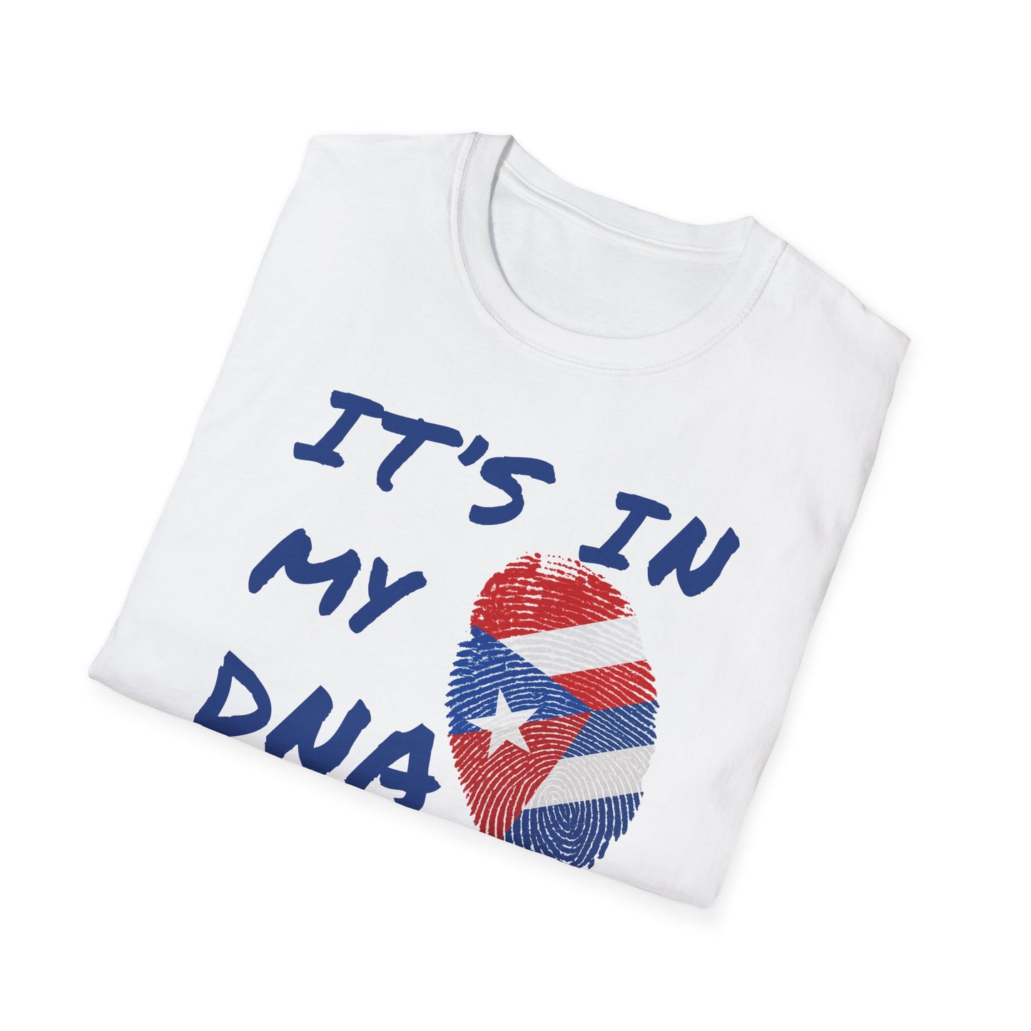 It's In My DNA Cuba-Rican Pride T-Shirt, Graphic Tee for Hispanic Heritage, Cuban - Puerto Rican Heritage, Cuba - Boriqua Pride Tee Gift