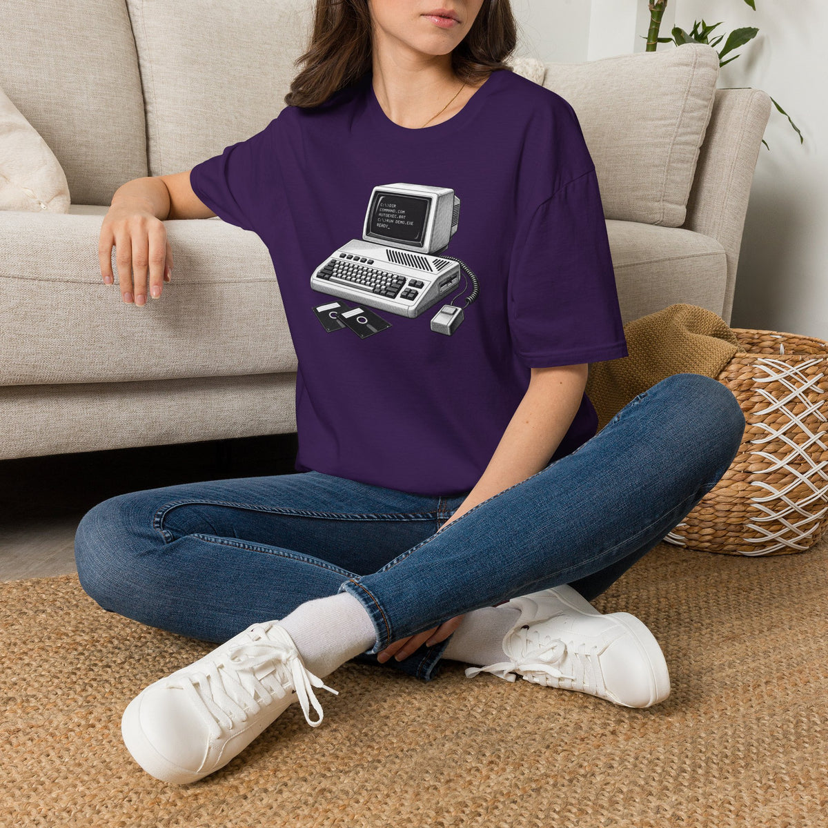 Vintage Computer T-Shirt, Retro Tech Shirt, Floppy Disk Tee, Programmer Gift, Computer Nerd Shirt