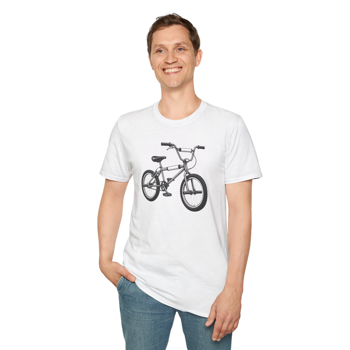 BMX Bike Shirt, Retro Bicycle T-Shirt, Old School Freestyle Bike Tee, Cyclist Gift, Vintage BMX Style