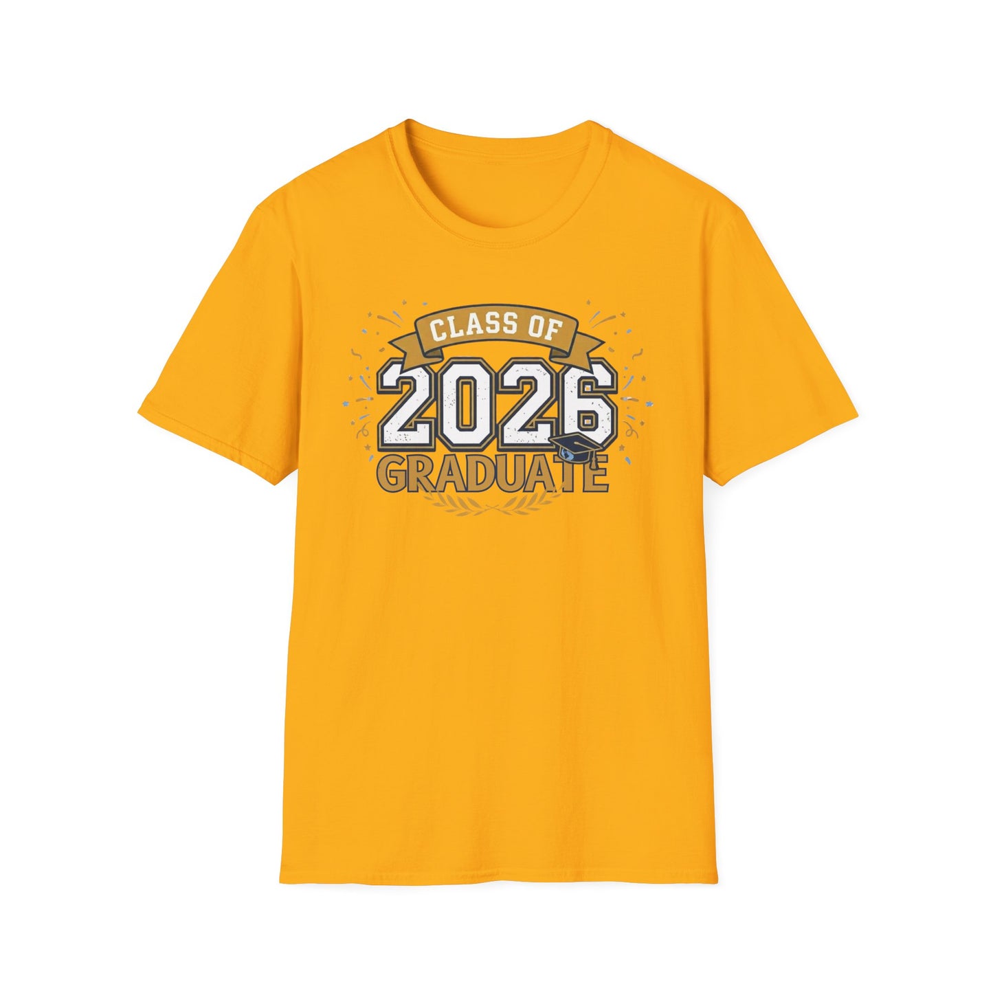 Class of 2026 Graduate T-Shirt – Graduation Gift Tee, Senior 2026 Shirt, High School or College Grad Celebration Apparel