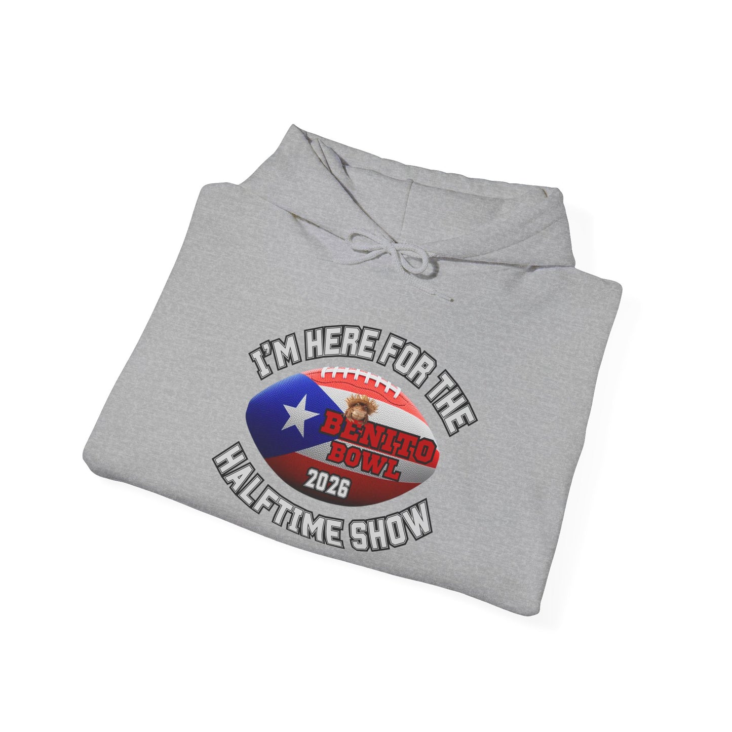Benito Bowl Halftime Shirt 2026 Hoodie, Benito Bowl Hooded Sweatshirt, Football Fan Gift, Puerto Rico Heritage Hoodie, Boriqua Pride Gift