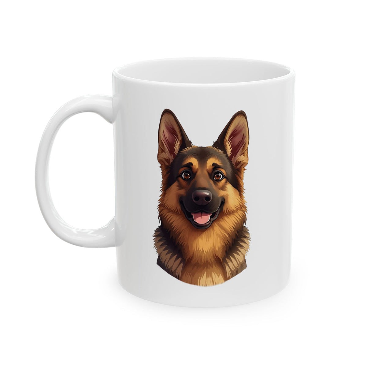 German Shepherd Coffee Mug, Dog Lover Mug, Pet Parent Gift, German Shepherd Mom Dad Cup 11oz or 15oz, Dog Lover Gift