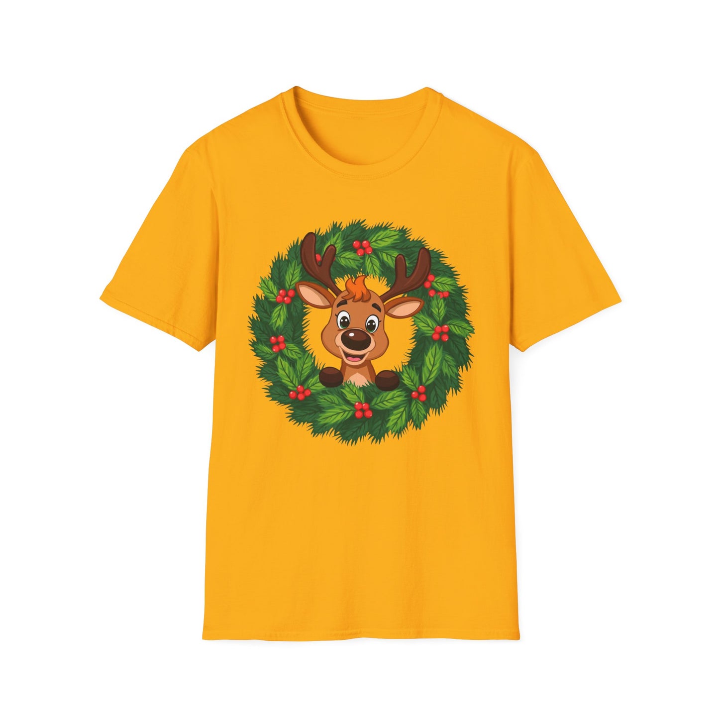 Reindeer in the Wreath Shirt, Family Christmas Shirts, Christmas T Shirt, Holiday Shirt, Cute Xmas Shirt for the family, Holiday Gift