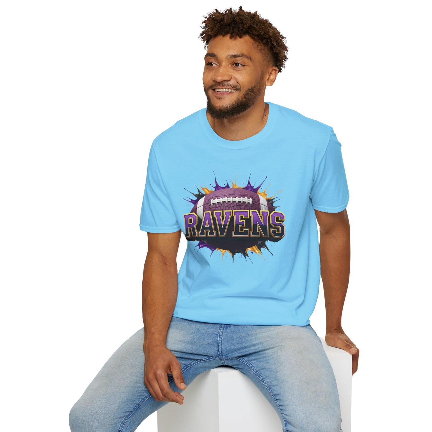 Baltimore Football Unisex T-Shirt, Baltimore Team Tee, Football Gift for Baltimore Fans, Game Day Shirt, Sports Fan Apparel Football Tee
