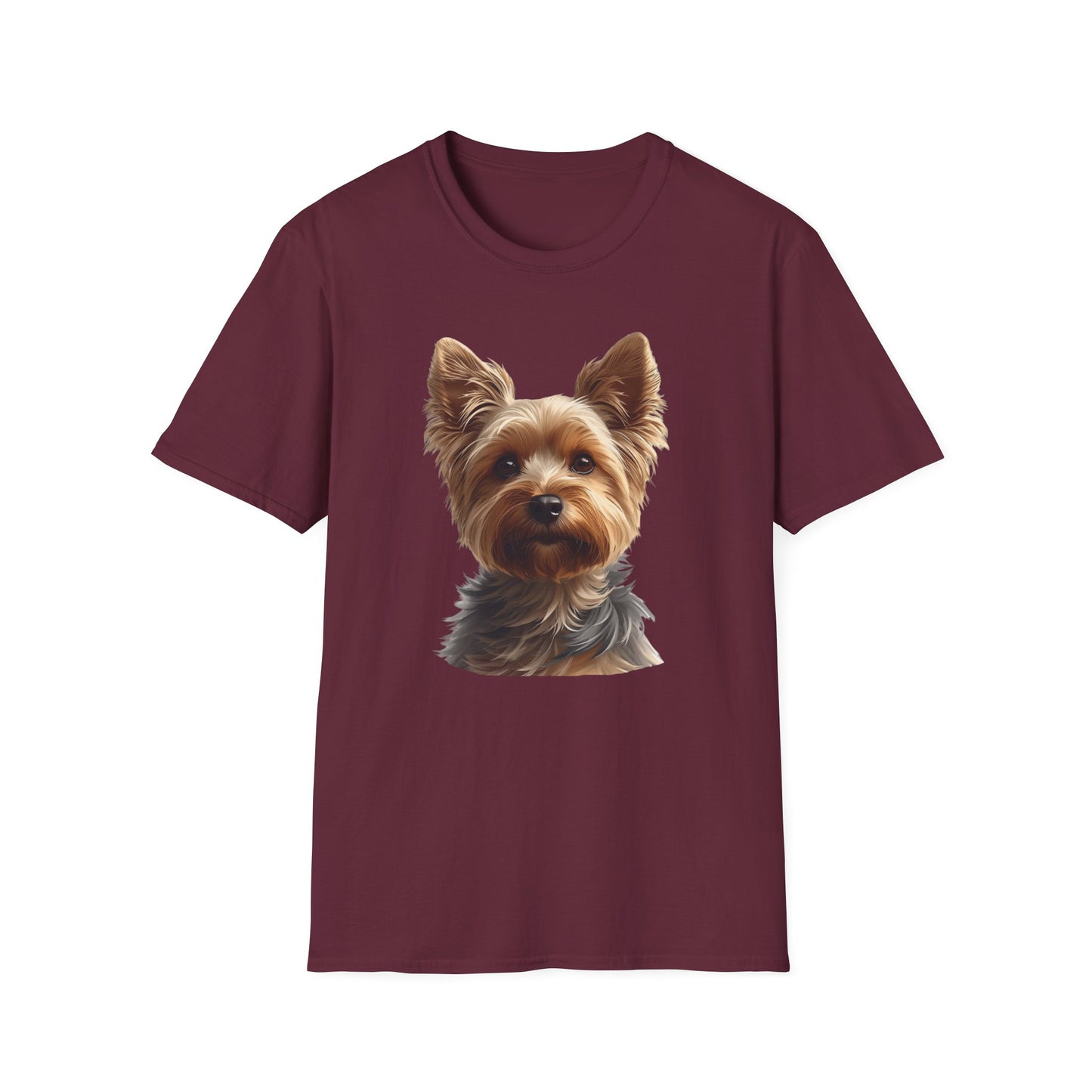 Yorkshire Terrier Dog Portrait Shirt – Yorkie Dog Lover Gift, Cute Dog Mom Tee, Dog Dad Shirt, Pet Breed Apparel