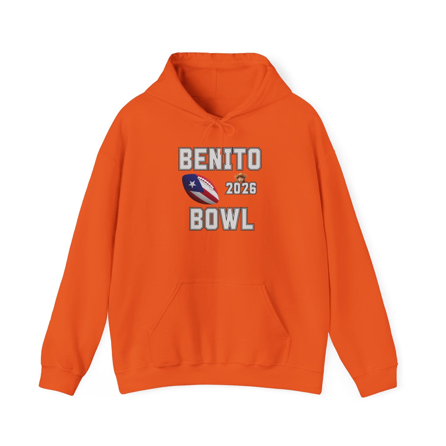 Benito Bowl Halftime Shirt 2026 Hoodie, Benito Bowl Hooded Sweatshirt, Football Fan Gift, Puerto Rico Heritage Hoodie, Boriqua Pride Gift