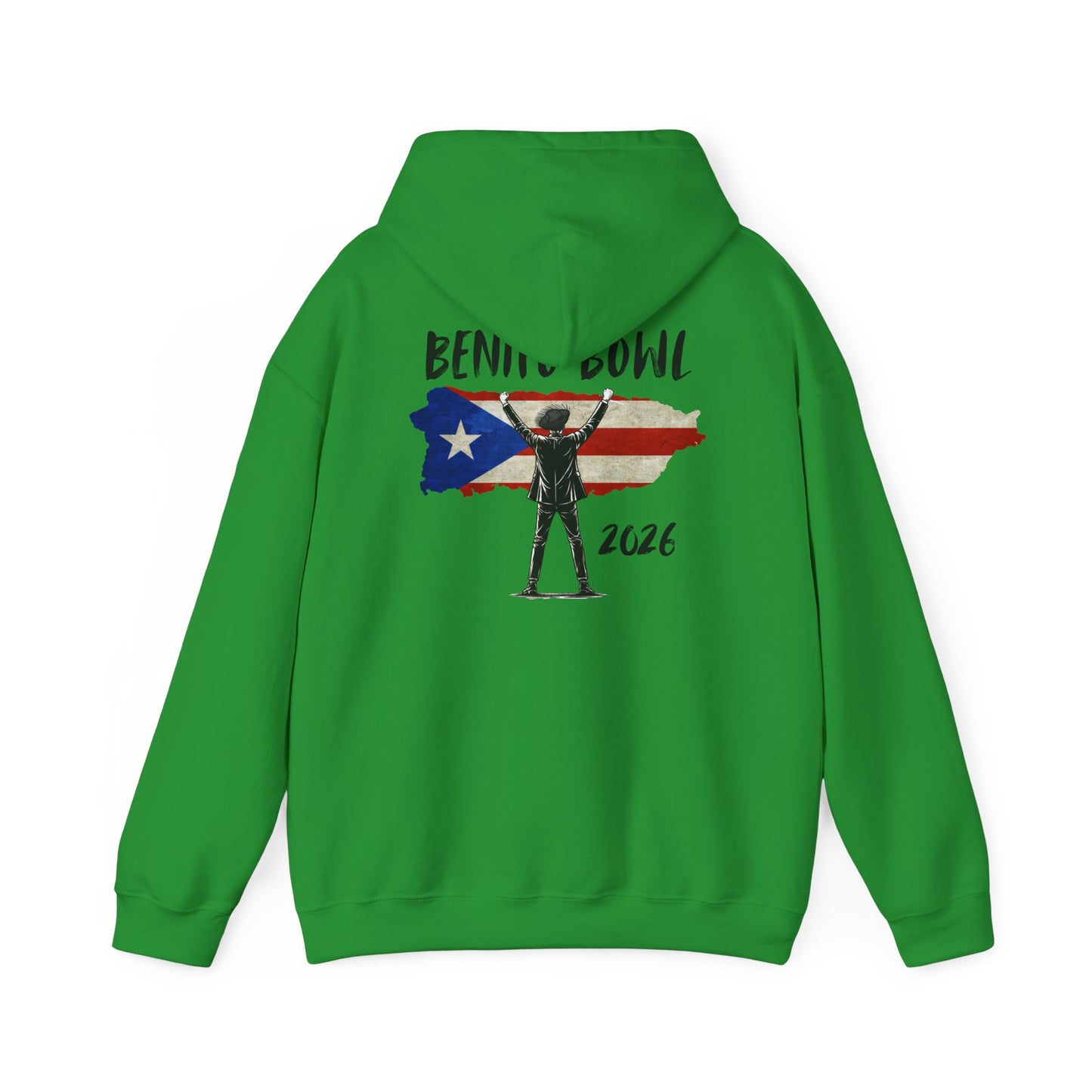 Benito Bowl PR Flag 2026 Hoodie, Benito Bowl XL, Football Fan Gift, Puerto Rico Boricua Heritage Culture Pride Hoodie