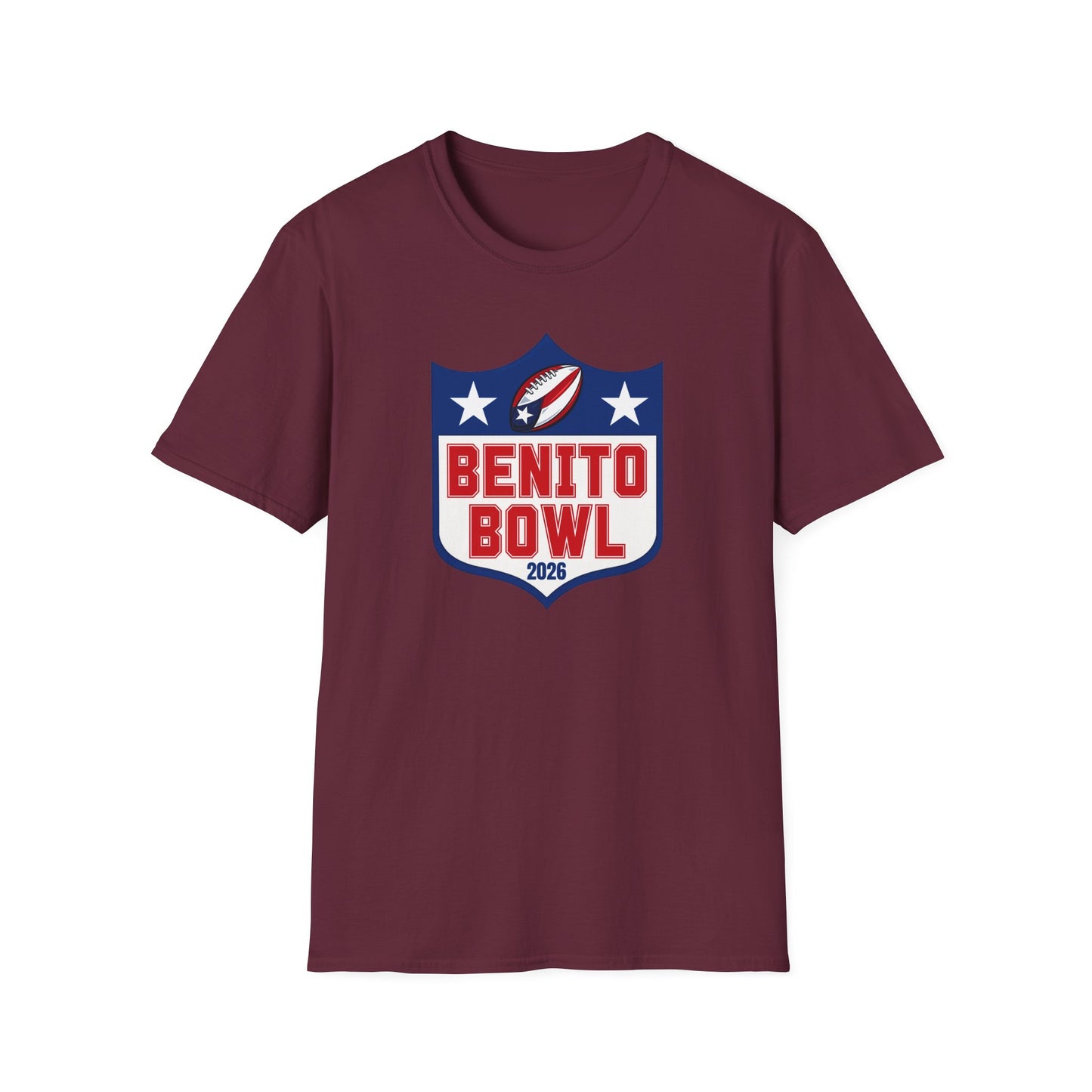 Benito Bowl 2026 Football T-shirt, Benito Bowl Shirt, Football Fan Gift, Puerto Rico Boricua Heritage Culture Pride Tee