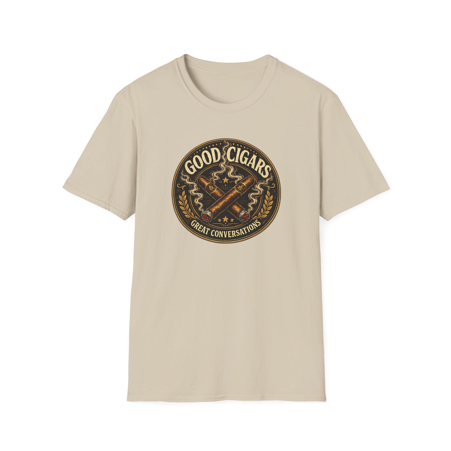 Good Cigars Great Conversations T-Shirt – Cigar Aficionado Graphic Tee