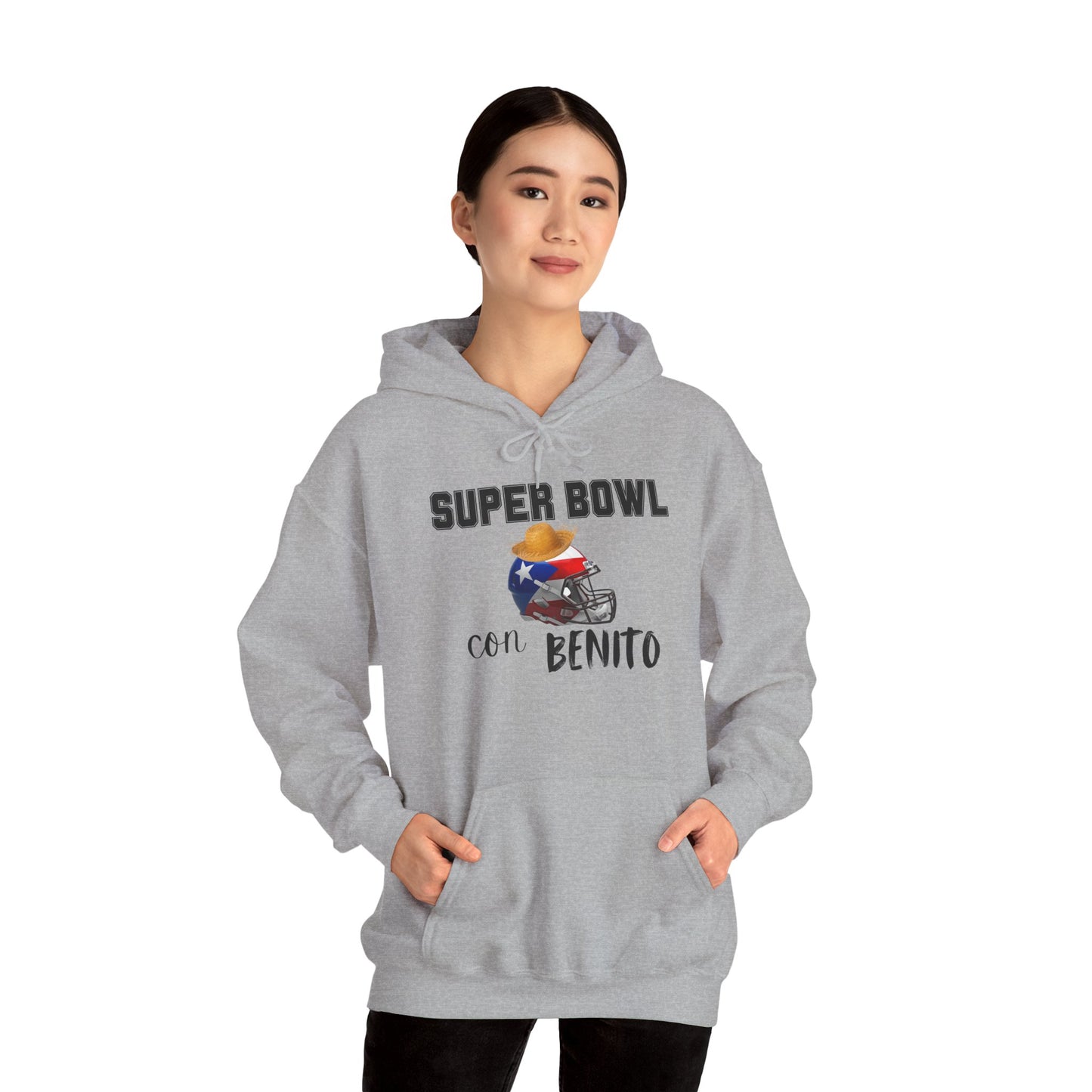 Benito Bowl Halftime Shirt 2026 Hoodie, Benito Bowl Hooded Sweatshirt, Football Fan Gift, Puerto Rico Heritage Hoodie, Boriqua Pride Gift