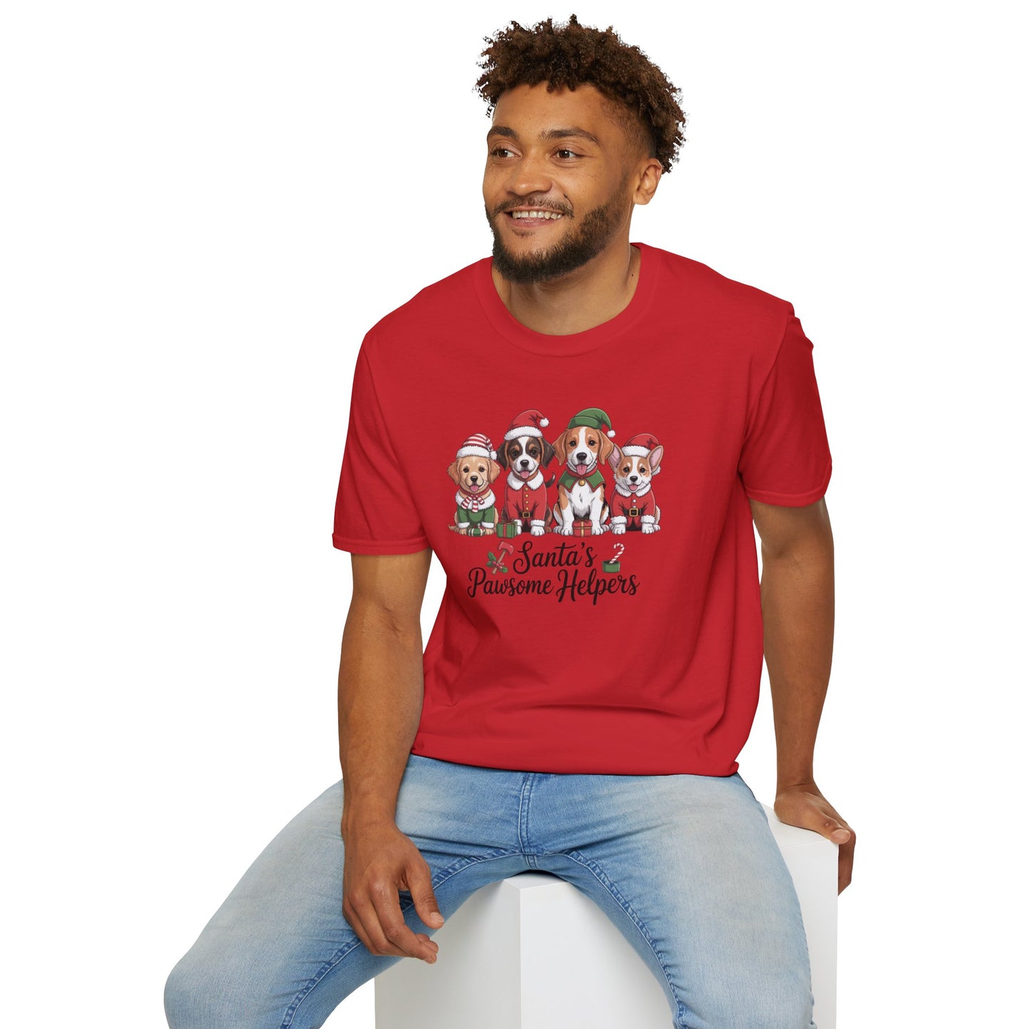 Tiered Tray Christmas Mug T-Shirt – Cozy Holiday Coffee Bar Tee with Fa La La Believe Winter Wonderland Design