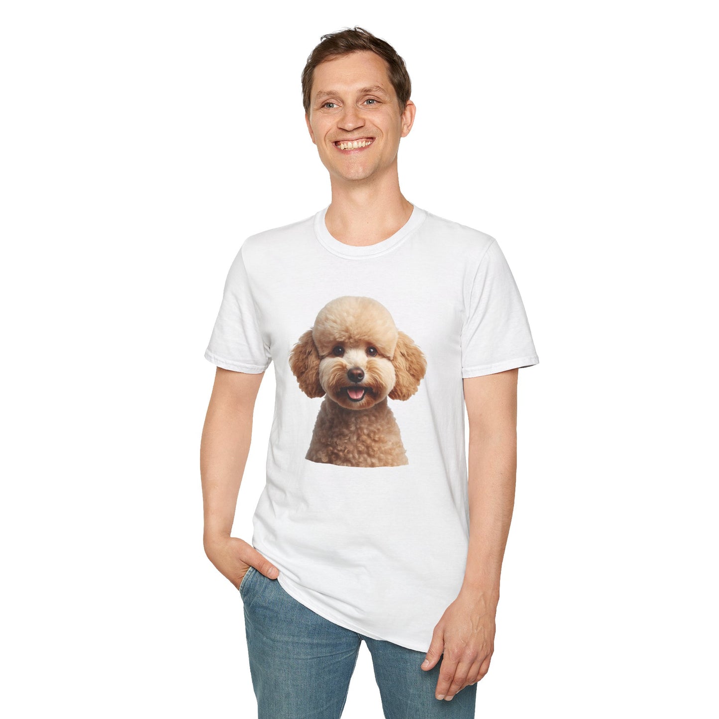 Poodle Dog Portrait Shirt – Poodle Dog Lover Gift, Cute Dog Mom Tee, Dog Dad Shirt, Pet Breed Apparel