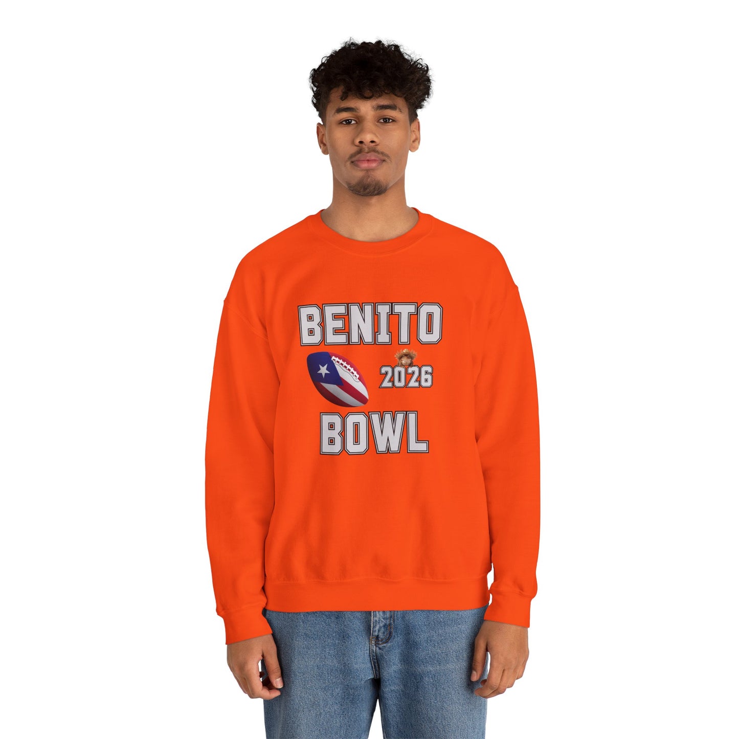 Benito Bowl Halftime 2026 Sweatshirt, Benito Bowl Shirt, Football Fan Gift, Puerto Rico Heritage Sweatshirt, Boriqua Pride Gift
