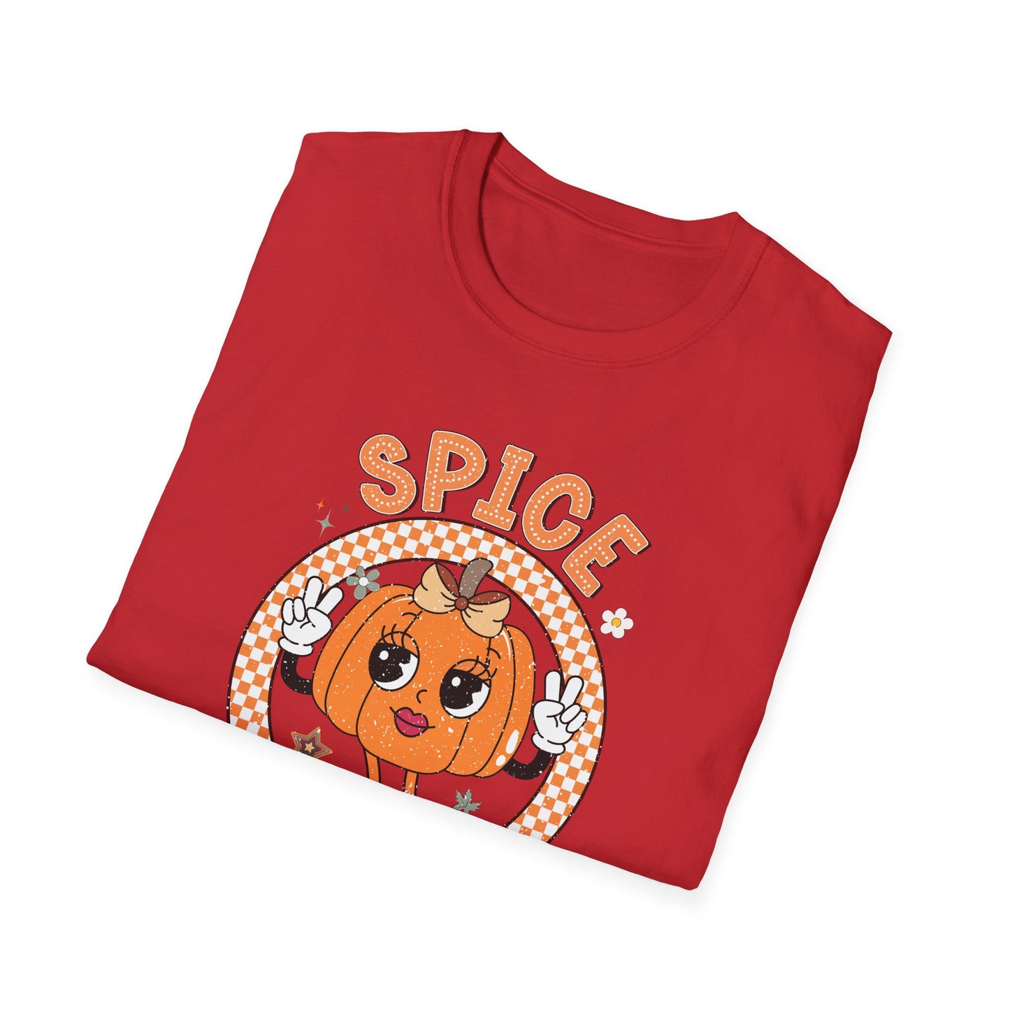 Spice Girl Pumpkin Fall T-Shirt - Cute Women's Autumn Tee, Thanksgiving Shirt, Lady Pumpkin Spice Girl Tee, Cozy Fall Tee for Her