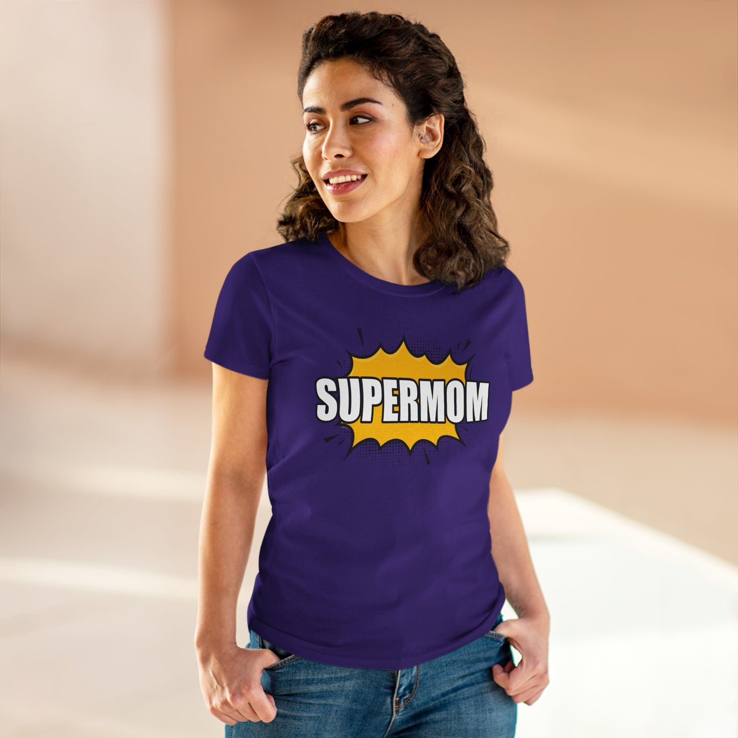 Supermom T-Shirt, Gift for Mom, Cute Summer Top, Mother's Day Gift, Family Gatherings, Casual Wear, Mom's Birthday, Supermom