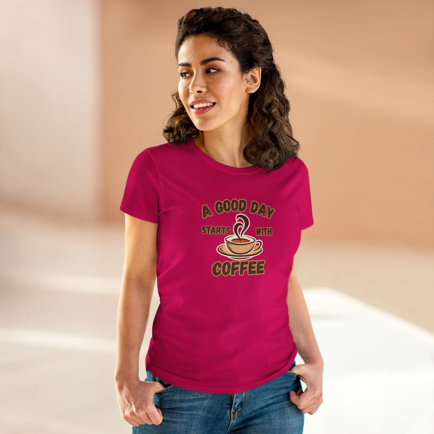 A Good Day Starts with Coffee Shirt, Funny Coffee Shirt, Mother's Day Gift, Coffee Lover Gift, Mom Gift, Coffee Drinker Gift, Mother Gift