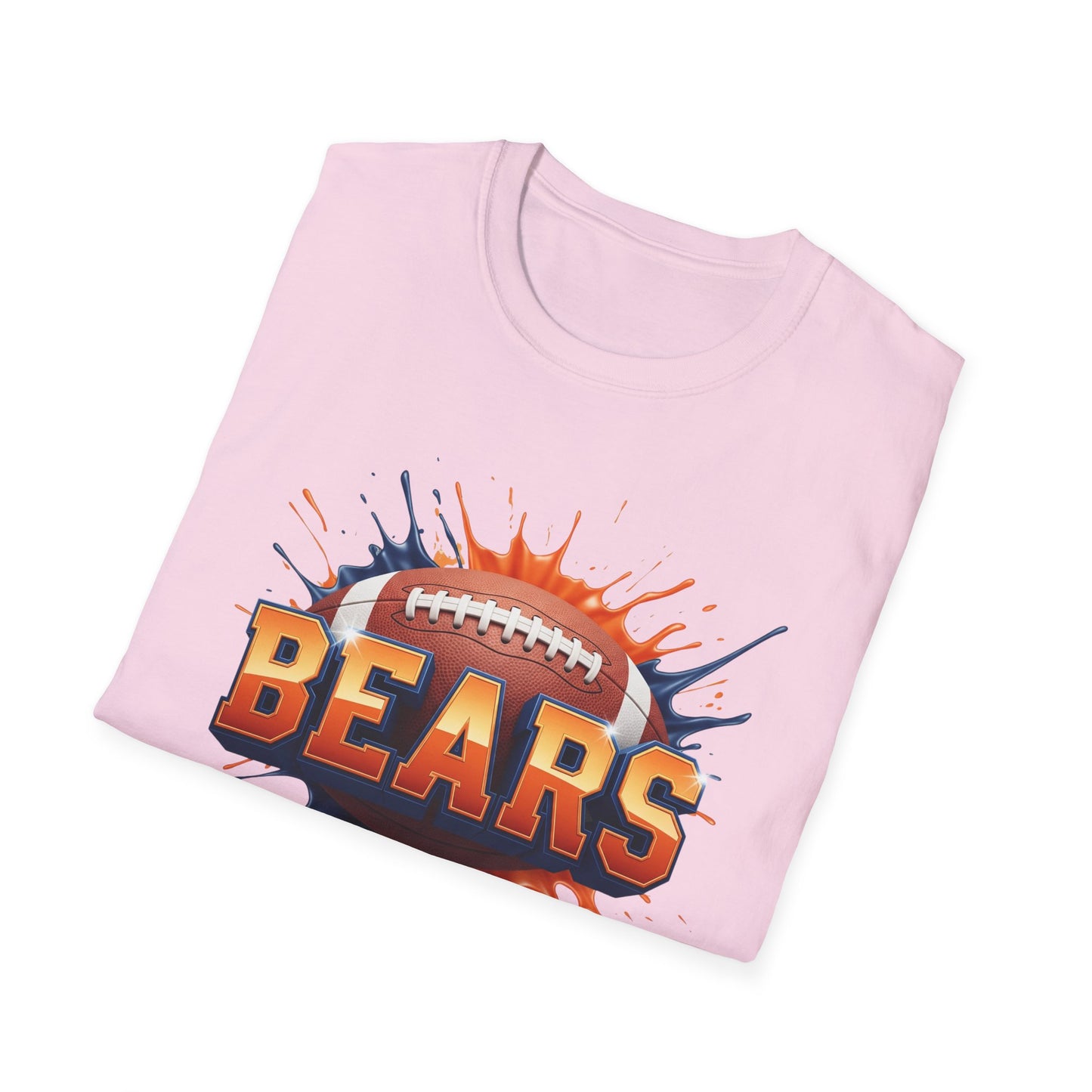 Chicago Football Unisex T-Shirt, Chicago Team Tee, Football Gift for Chicago Fans, Game Day Shirt, Sports Fan Apparel, Football Tee