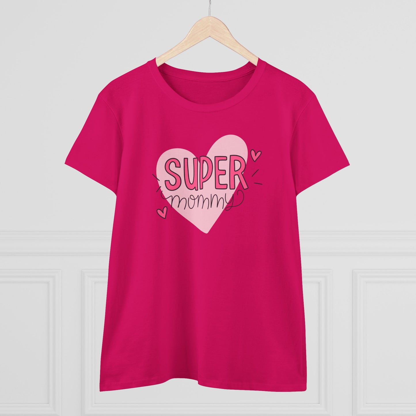 Super Mommy T-Shirt, Gift for Mom, Cute Summer Top, Mother's Day Gift, Family Gatherings, Casual Wear, Mom's Birthday, Supermom