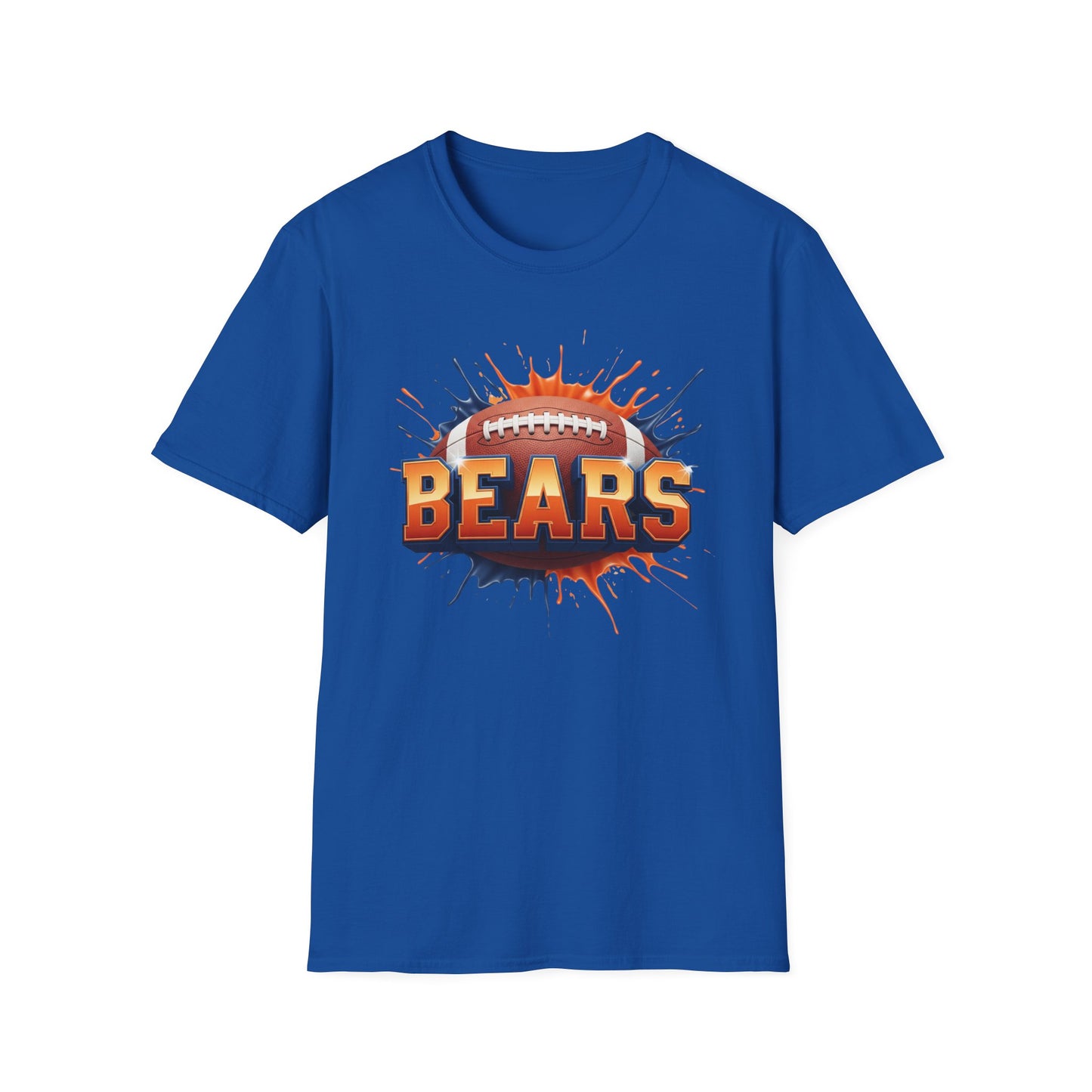 Chicago Football Unisex T-Shirt, Chicago Team Tee, Football Gift for Chicago Fans, Game Day Shirt, Sports Fan Apparel, Football Tee
