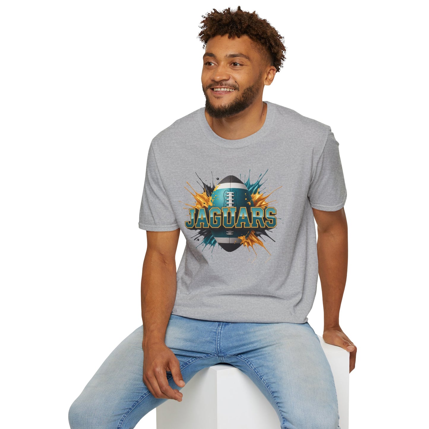 Jacksonville Football Unisex T-Shirt, Jacksonville Team Tee, Football Gift for Jacksonville Fans, Game Day Shirt Sports Fan Football Apparel
