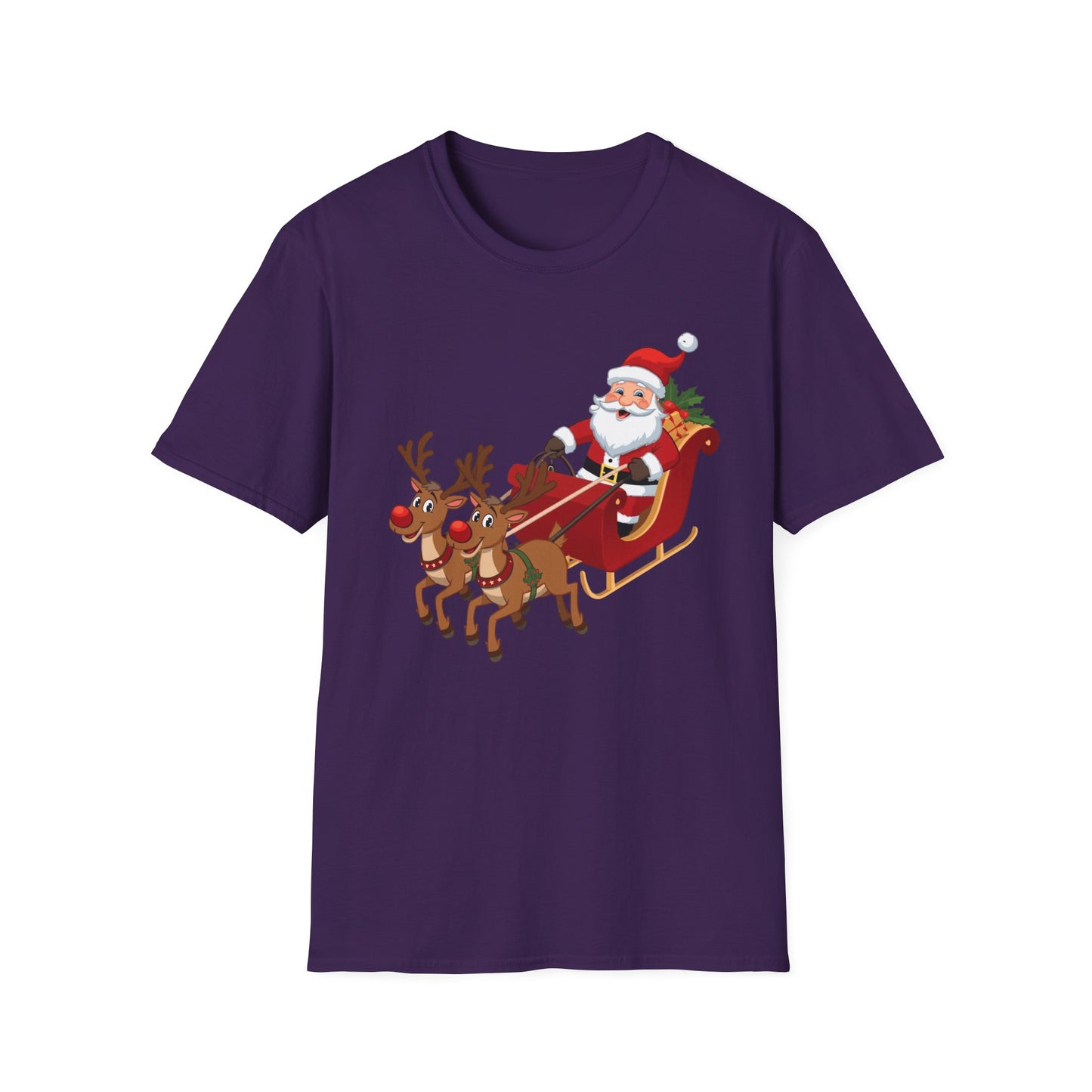 Santa flying Sleigh Shirt, Family Christmas Shirts, Christmas T Shirt, Holiday Shirt, Cute Xmas Shirt for the family, Holiday Gift