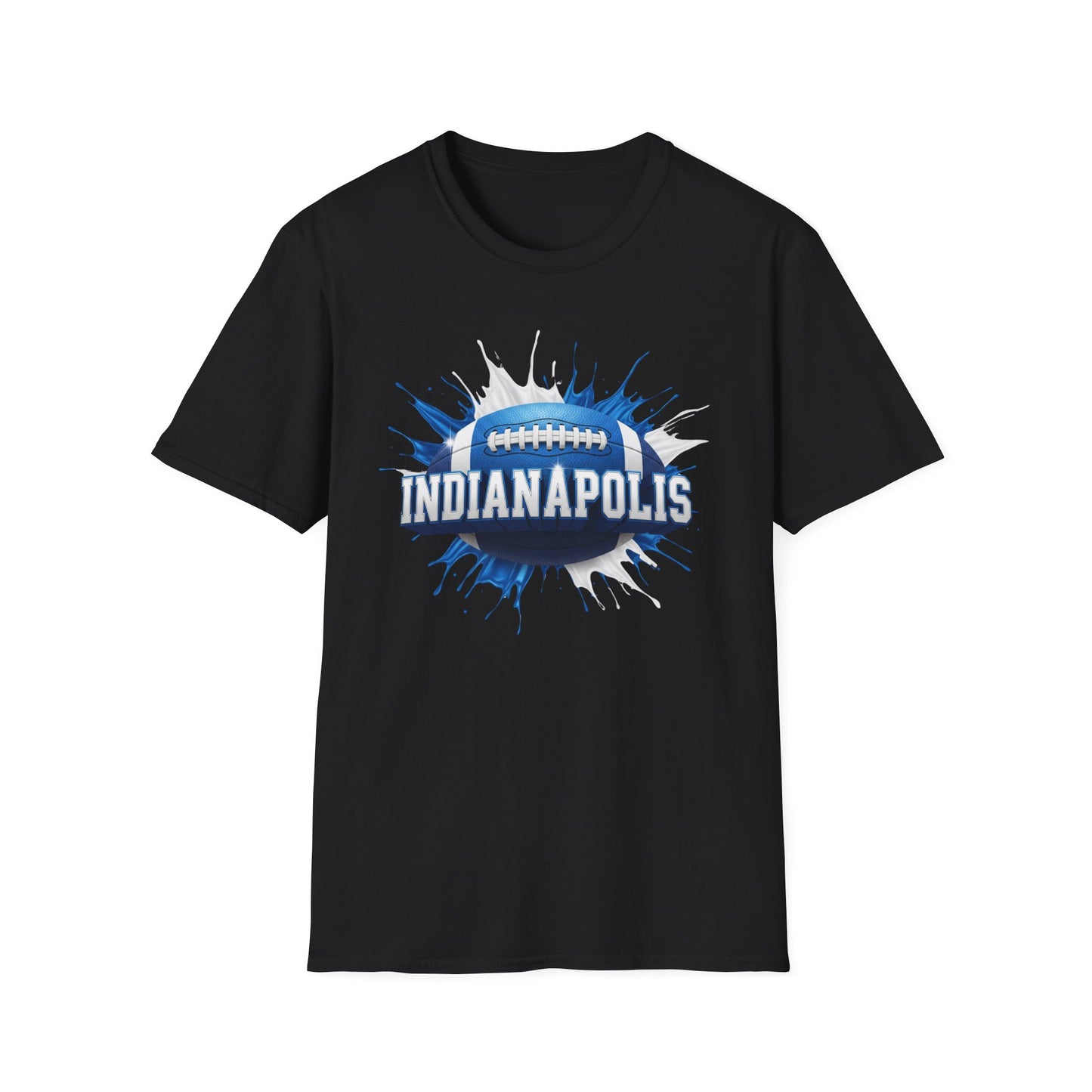 Indianapolis Football Unisex T-Shirt, Indianapolis Team Tee, Football Gift for Indianapolis Fans, Game Day Shirt, Sports Fan Apparel Tee