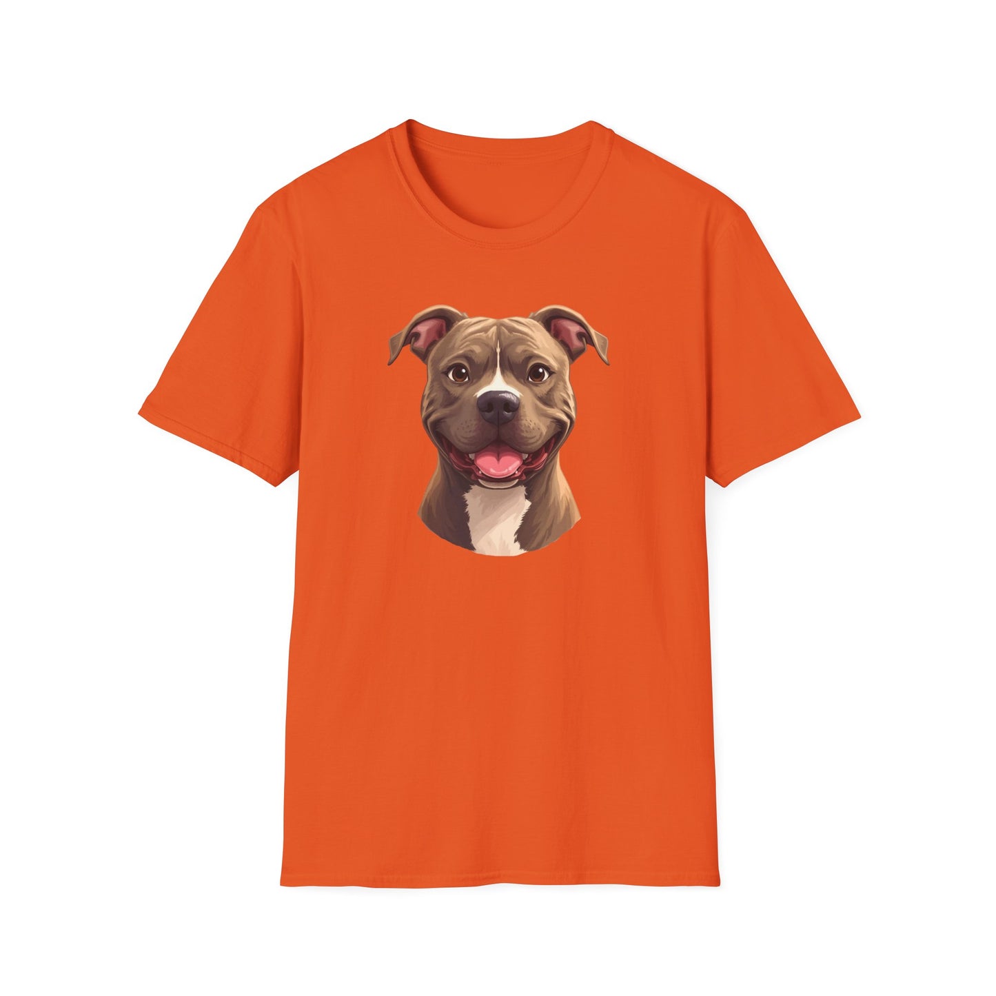 Pit Bull Terrier Dog Portrait Shirt – Pitbull Dog Lover Gift, Cute Dog Mom Tee, Dog Dad Shirt, Pet Breed Apparel