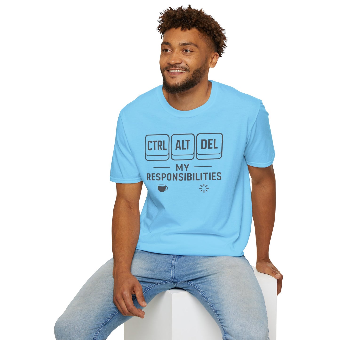Funny Programmer Shirt, Ctrl Alt Del My Responsibilities Tee, Tech Humor Shirt, Geek Gift, Computer Nerd Unisex Tee