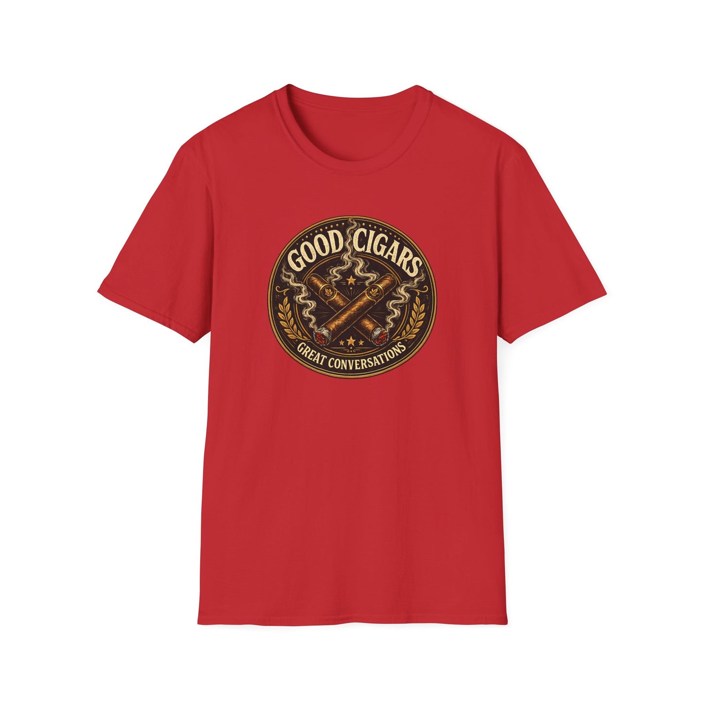 Good Cigars Great Conversations T-Shirt – Cigar Aficionado Graphic Tee