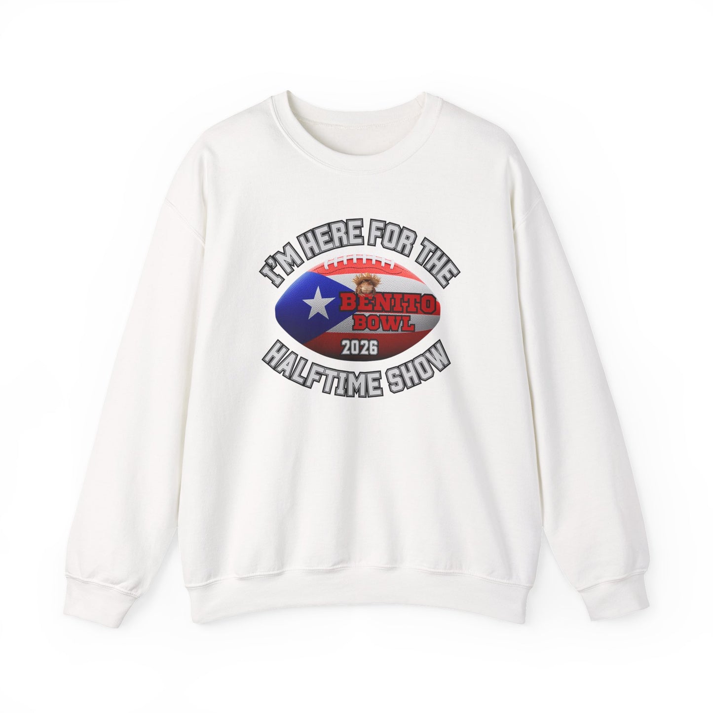 Benito Bowl Halftime 2026 Sweatshirt, Benito Bowl Shirt, Football Fan Gift, Puerto Rico Heritage Sweatshirt, Boriqua Pride Gift