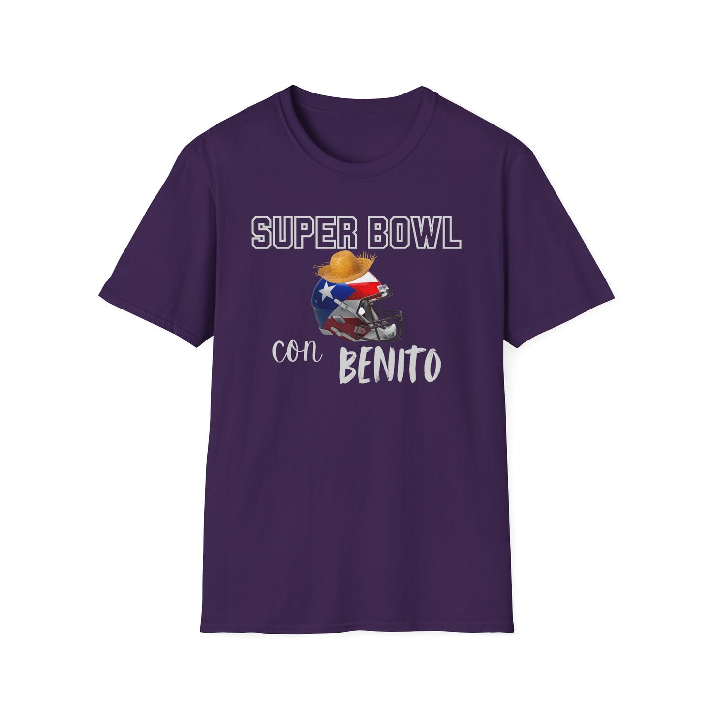 Benito Bowl Halftime Helmet Shirt 2026 T-Shirt, Benito Bowl Shirt, Football Fan Gift, Benito Tee, Puerto Rico Heritage Boriqua Pride Gift