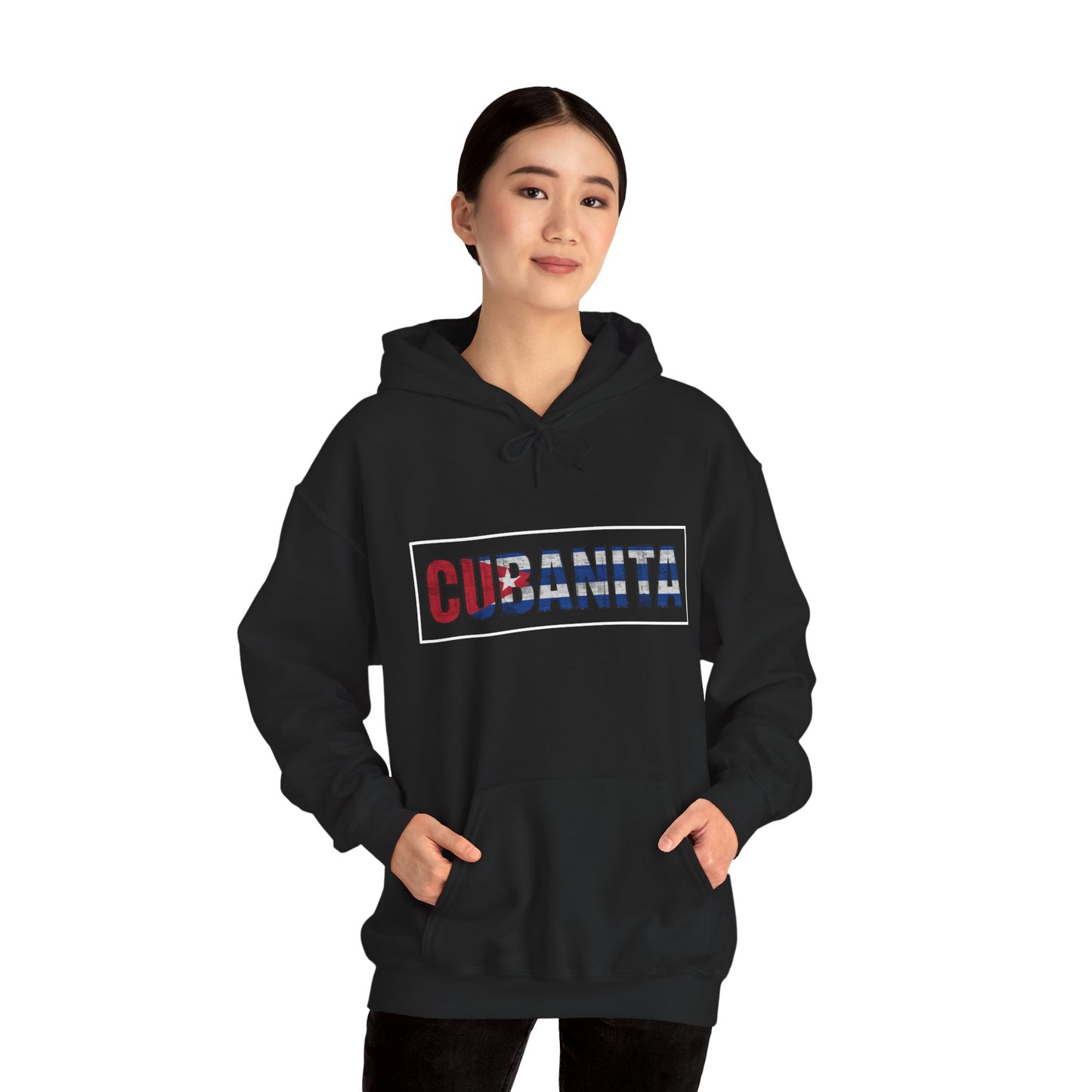 CUBANITA Hoodie – Cuban Flag Hoodie for Women, Latina Pride Hoodie, Cuba Heritage Top, Cuban Culture Graphic Hoodie