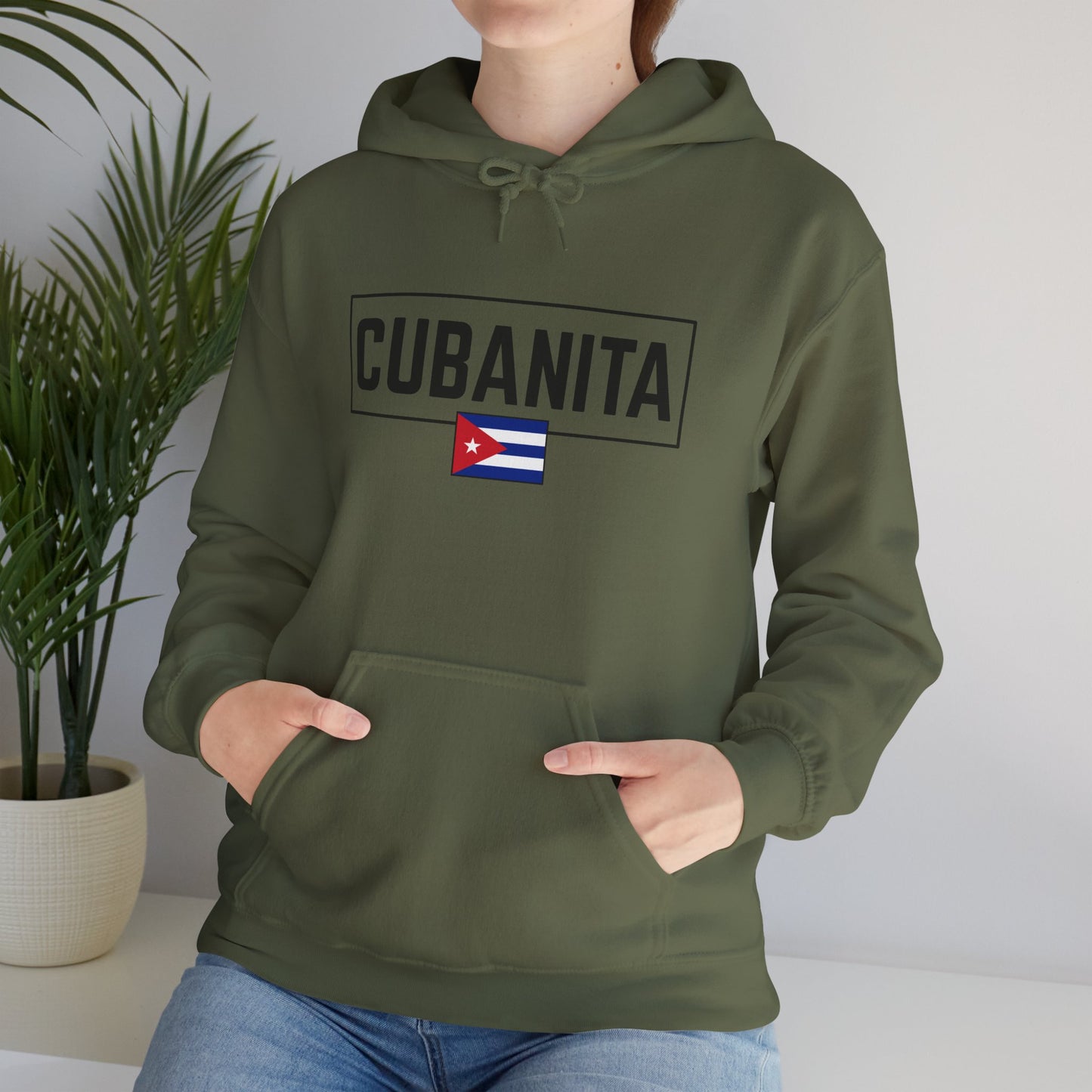 CUBANITA Hoodie – Cuban Flag Hoodie for Women, Latina Pride Hoodie, Cuba Heritage Top, Cuban Culture Graphic Hoodie