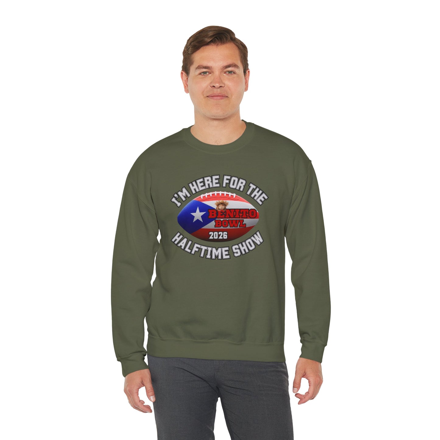 Benito Bowl Halftime 2026 Sweatshirt, Benito Bowl Shirt, Football Fan Gift, Puerto Rico Heritage Sweatshirt, Boriqua Pride Gift