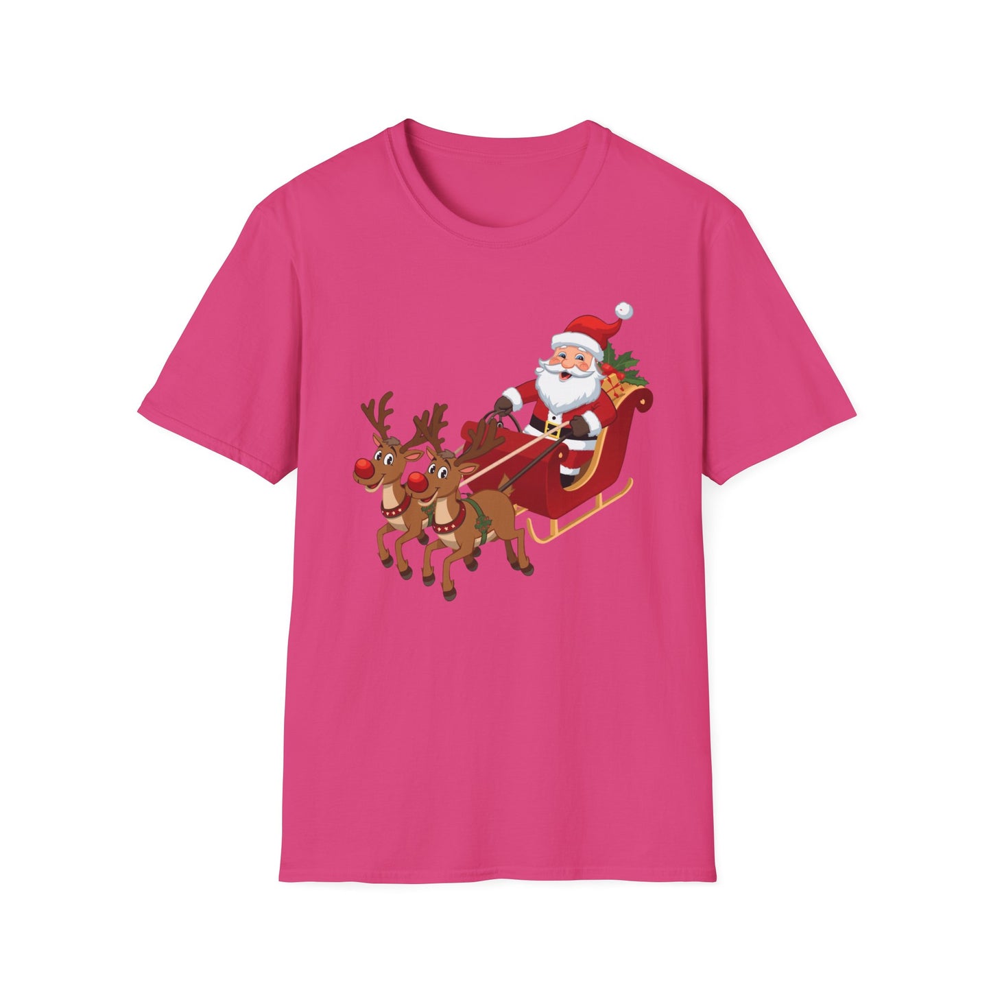 Santa flying Sleigh Shirt, Family Christmas Shirts, Christmas T Shirt, Holiday Shirt, Cute Xmas Shirt for the family, Holiday Gift