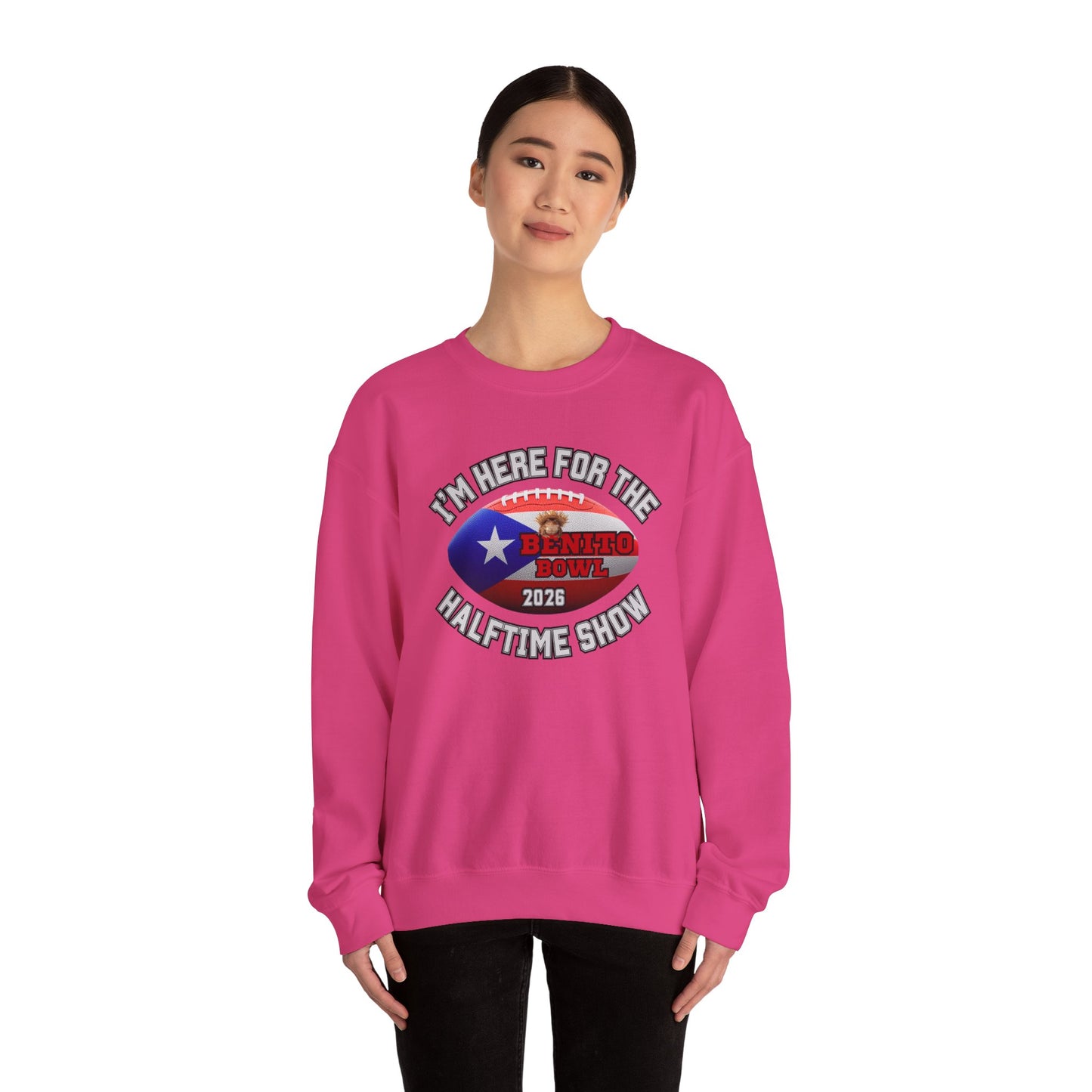 Benito Bowl Halftime 2026 Sweatshirt, Benito Bowl Shirt, Football Fan Gift, Puerto Rico Heritage Sweatshirt, Boriqua Pride Gift
