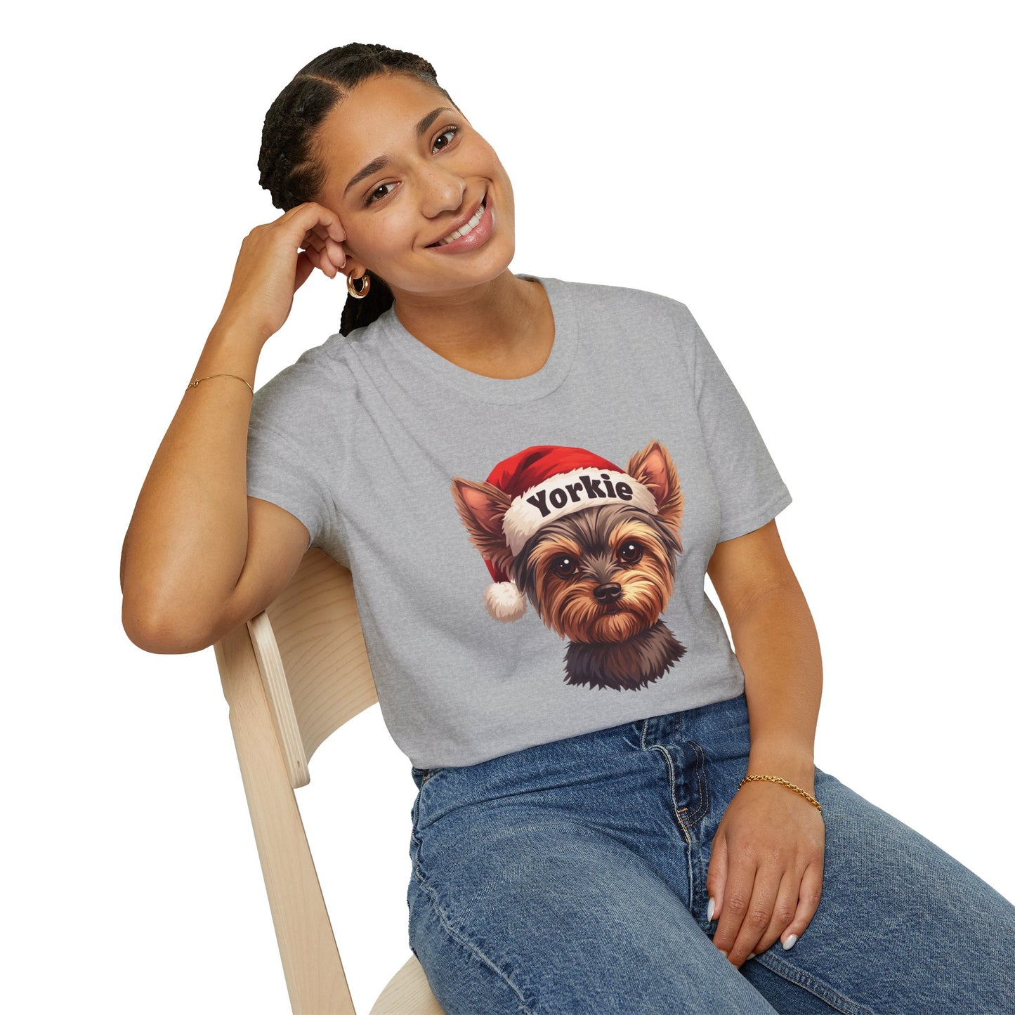 Yorkshire Terrier Dog Portrait Shirt – Yorkie Dog Lover Gift, Cute Dog Mom Tee, Dog Dad Shirt, Pet Breed Apparel