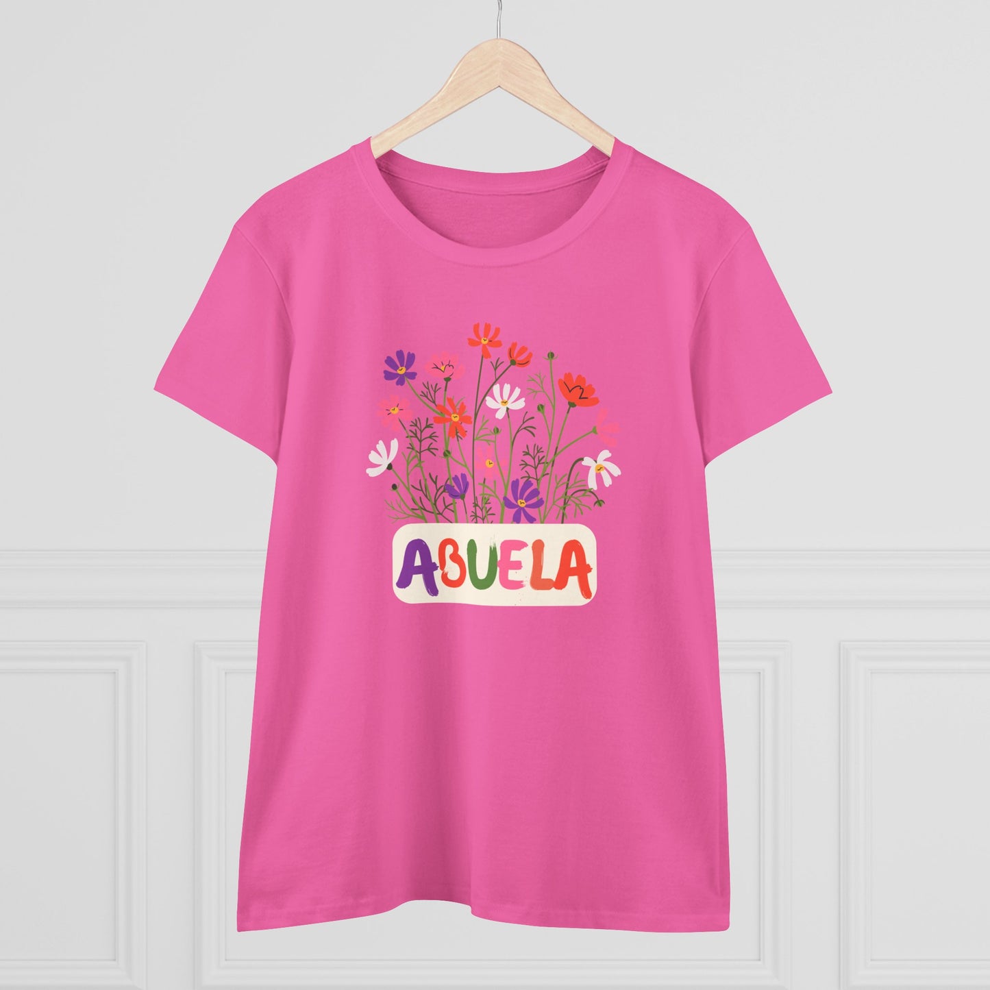Abuela con Flores Shirt, Gift for Grandma, Gift for Abuela, Mothers Day Gift, Dia de las madres regalo, Abuela Gifts, Gift for Mom