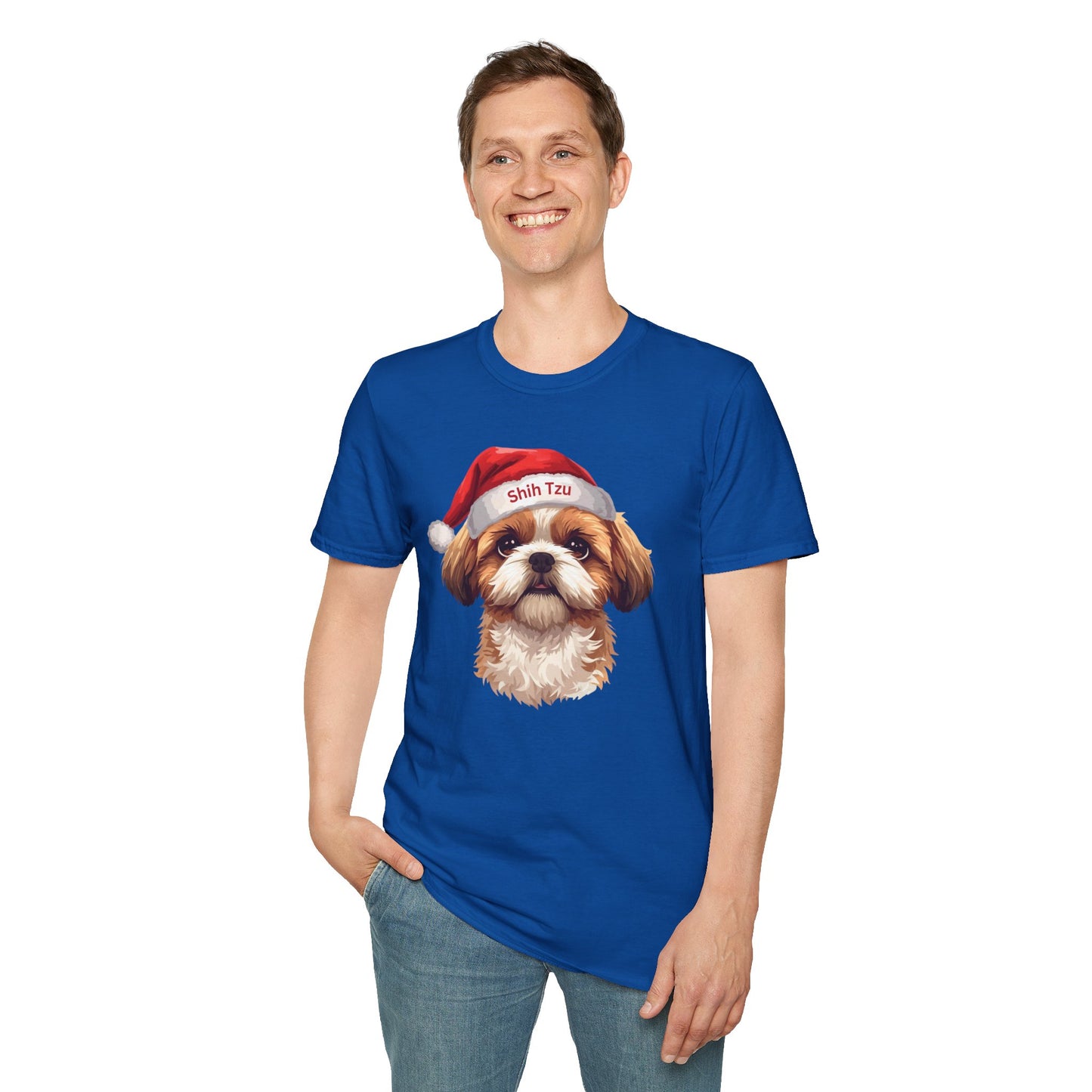Shih Tzu Dog Portrait Shirt – Shih Tzu Dog Lover Gift, Cute Dog Mom Tee, Dog Dad Shirt, Pet Breed Apparel