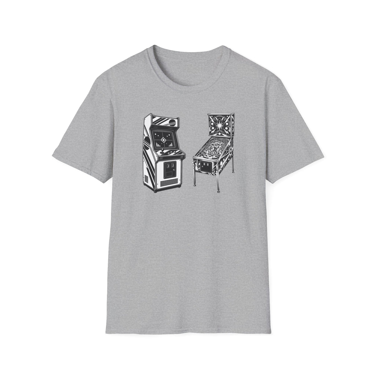 Arcade Game Shirt, Retro Pinball T-Shirt, Vintage Gaming Tee, Game Room Gift, Old School Gamer Shirt