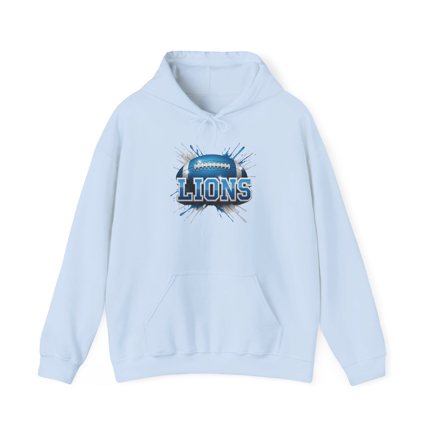 Detroit Football Hoodie, Detroit Team Hoodie, Football Gift for Detroit Fans, Game Day Sports Fan Apparel, Football Fan Gift