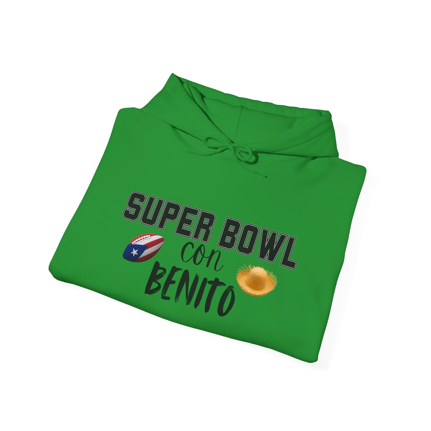 Benito Bowl Halftime Shirt 2026 Hoodie, Benito Bowl Hooded Sweatshirt, Football Fan Gift, Puerto Rico Heritage Hoodie, Boriqua Pride Gift