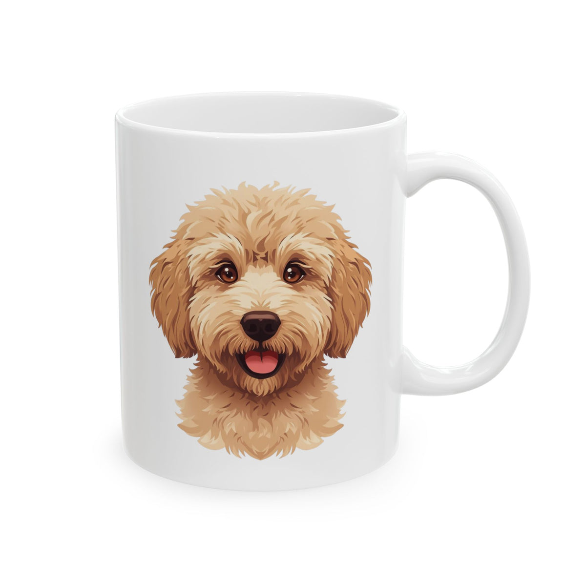 Labradoodle Coffee Mug, Cute Doodle Dog Mug, Dog Lover Mug, Pet Parent Gift, Doodle Mom Dad Cup 11oz or 15oz, Dog Lover Gift