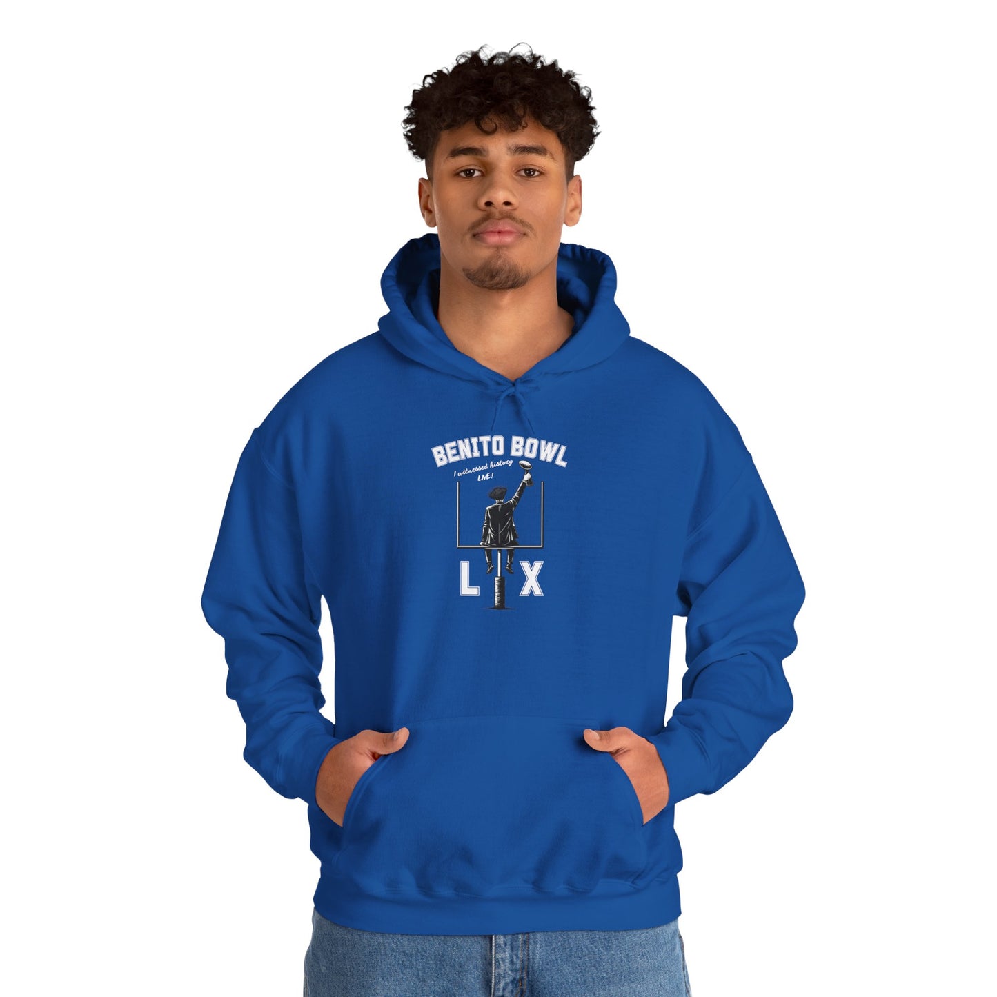 Benito Bowl LX Witnessed History Live Halftime Hoodie, Football Fan Gift, Benito Hoodie, Puerto Rico Boricua Heritage