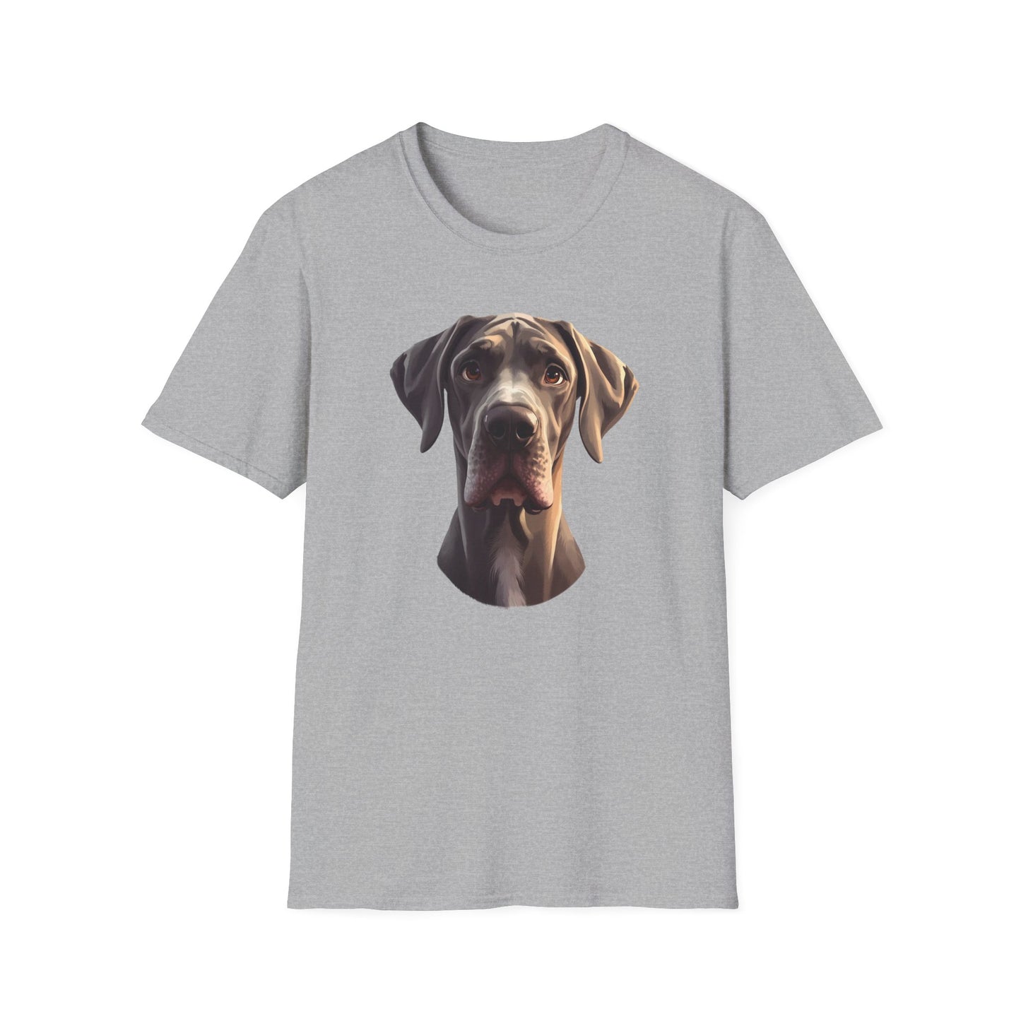 Great Dane Dog Portrait Shirt – Great Dane Dog Lover Gift, Cute Dog Mom Tee, Dog Dad Shirt, Pet Breed Apparel